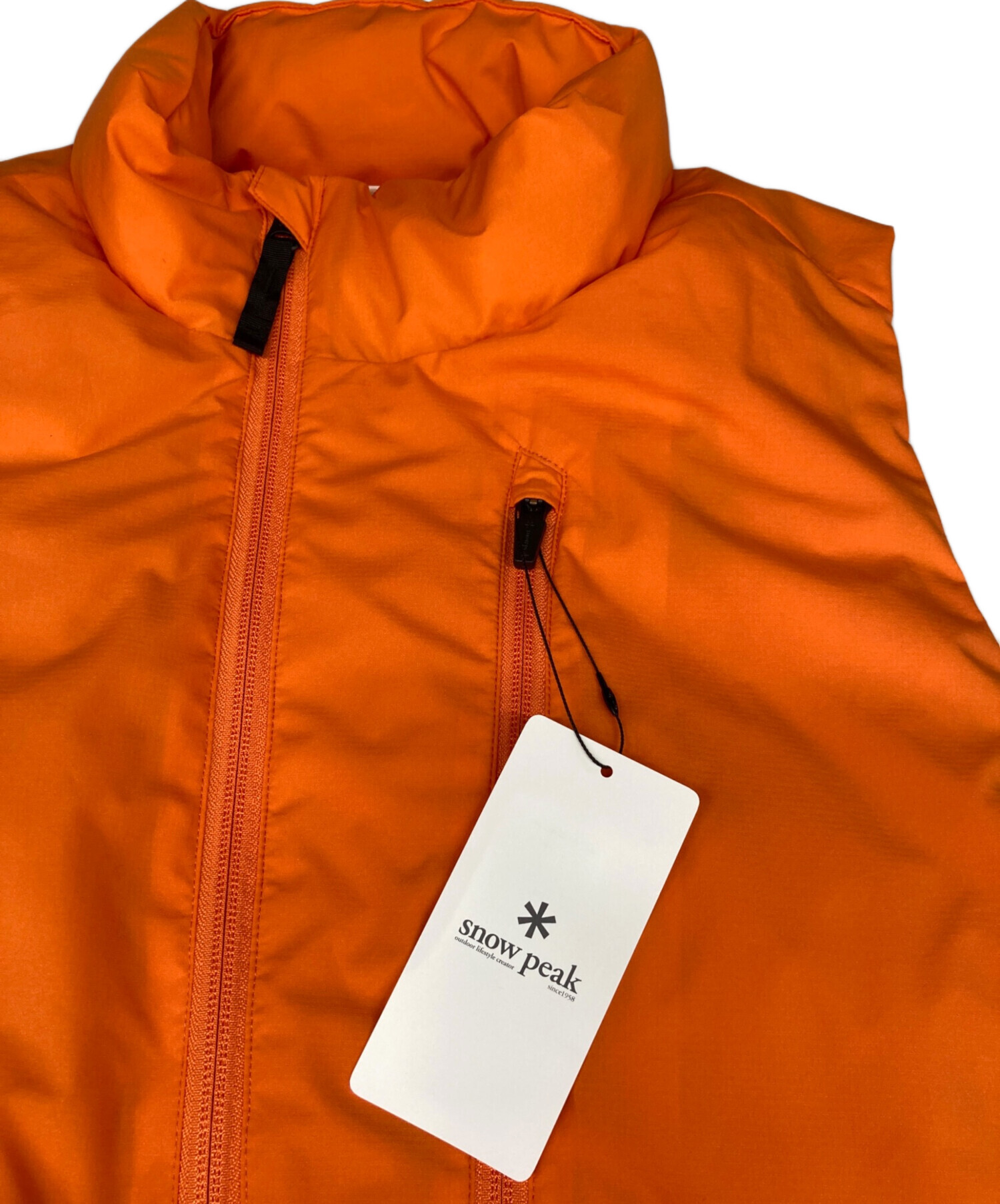 SCAPE 中綿入りオレンジベスト　スノーボード オレンジ布ベスト - ハンティングウェア・シューティングウェアの