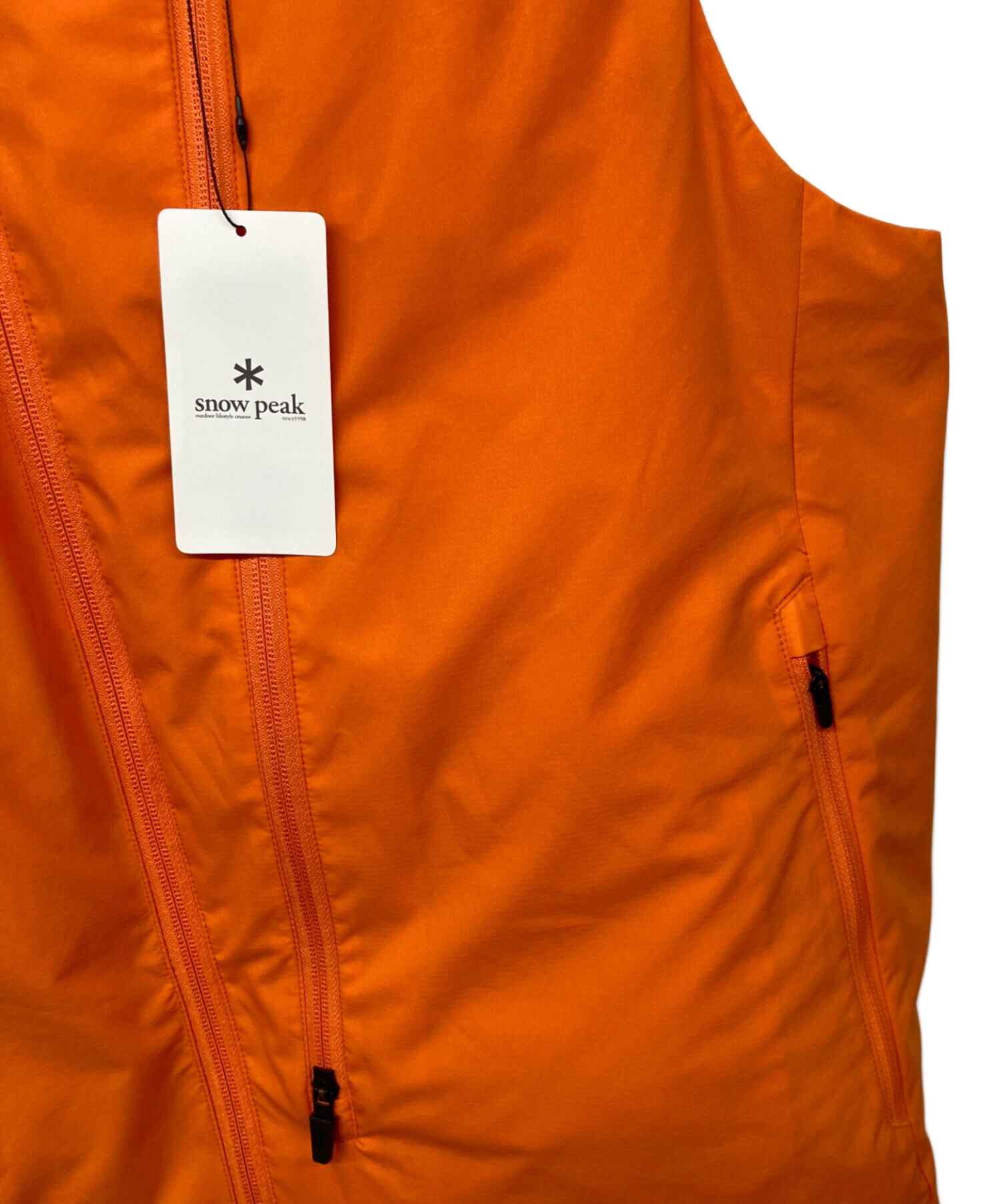 【中古】スノーピーク ライトウェイトダウンベスト ジャケット アウター ジップアップ ナイロン M グレージュ 中古・古着通販】Snow peak (スノーピーク) 2L Lightweight Down Vest