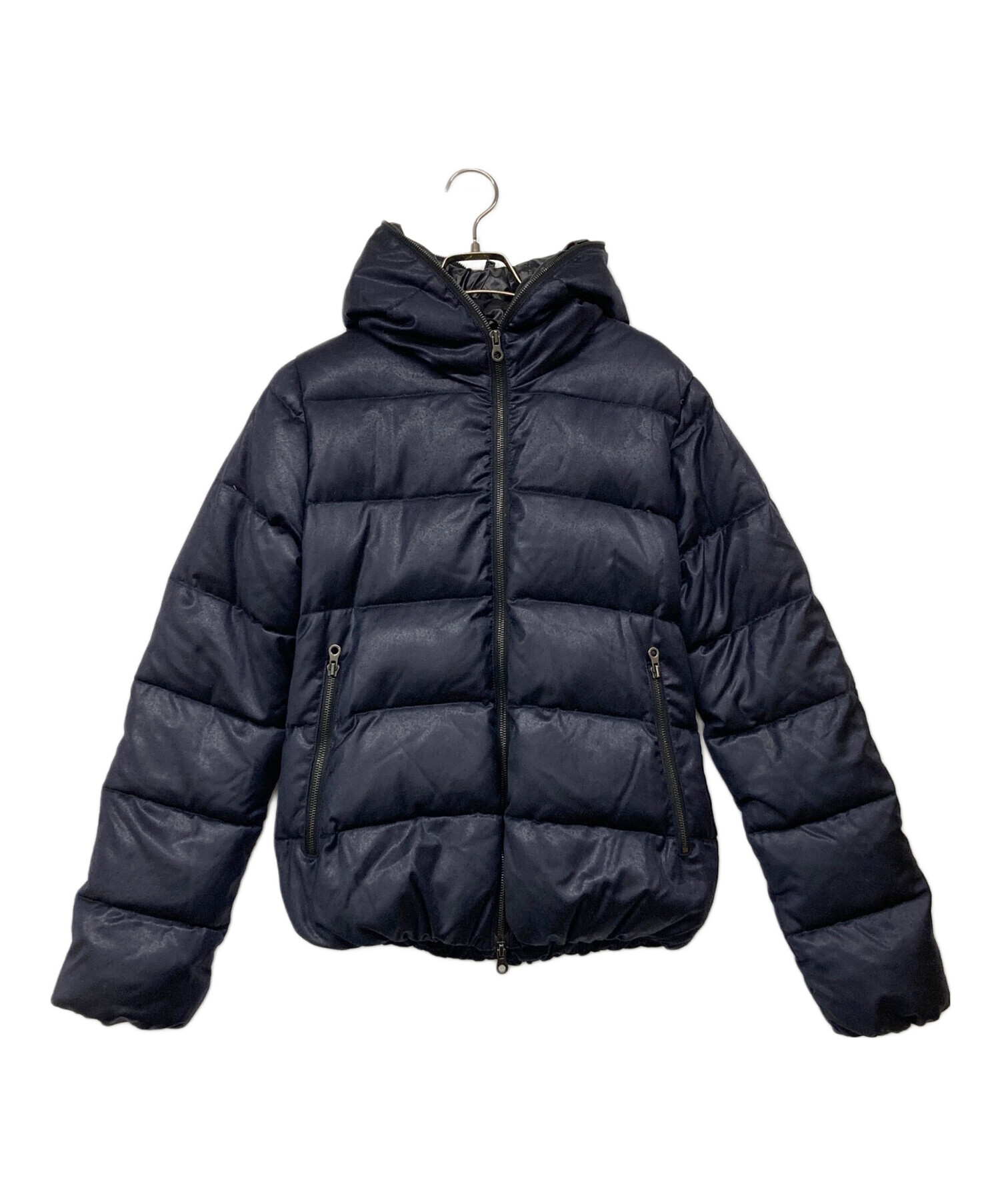 デュベティカ THIADUE ダウンジャケット コート ダークネイビー 新品 DUVETICA THIADUE ネイビー 38/S ダウンジャケット 美品