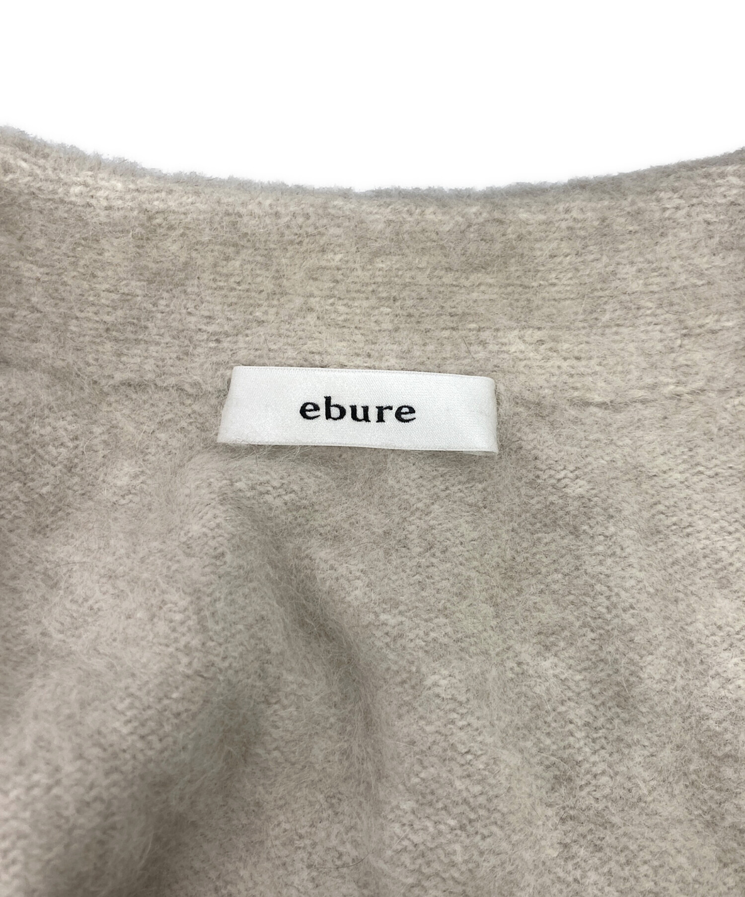 中古・古着通販】ebure (エブール) シャギーフォックスロングジレ