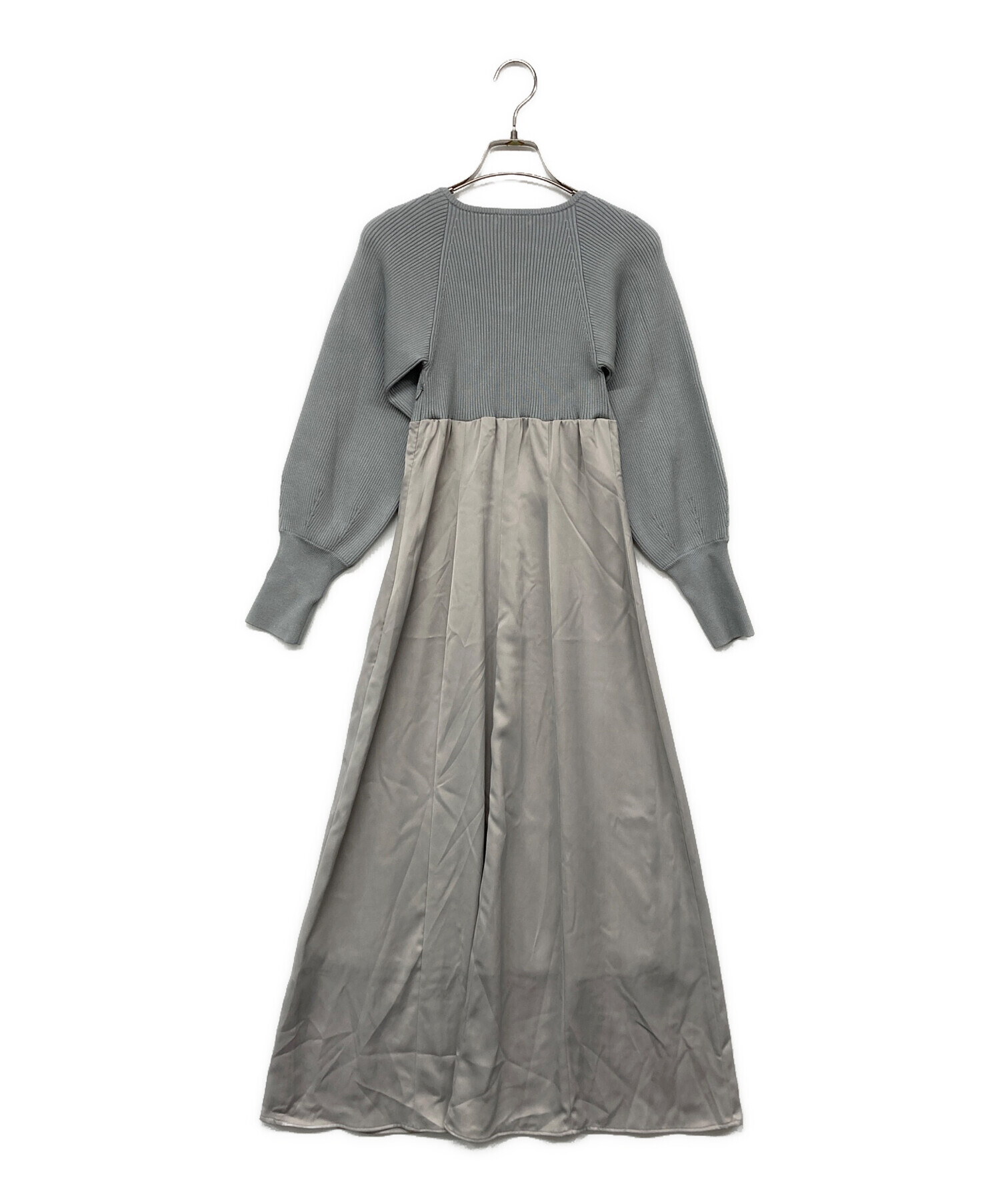 中古・古着通販】FRAY ID (フレイ アイディー) スクエアーネックコンビ