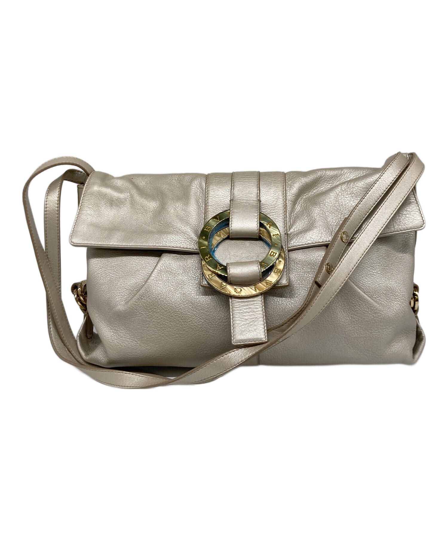 BVLGARI ブルガリ チャンドラ ショルダーバッグ ダブルリング【中古品】 中古・古着通販】BVLGARI (ブルガリ) ダブルリングチャンドラ