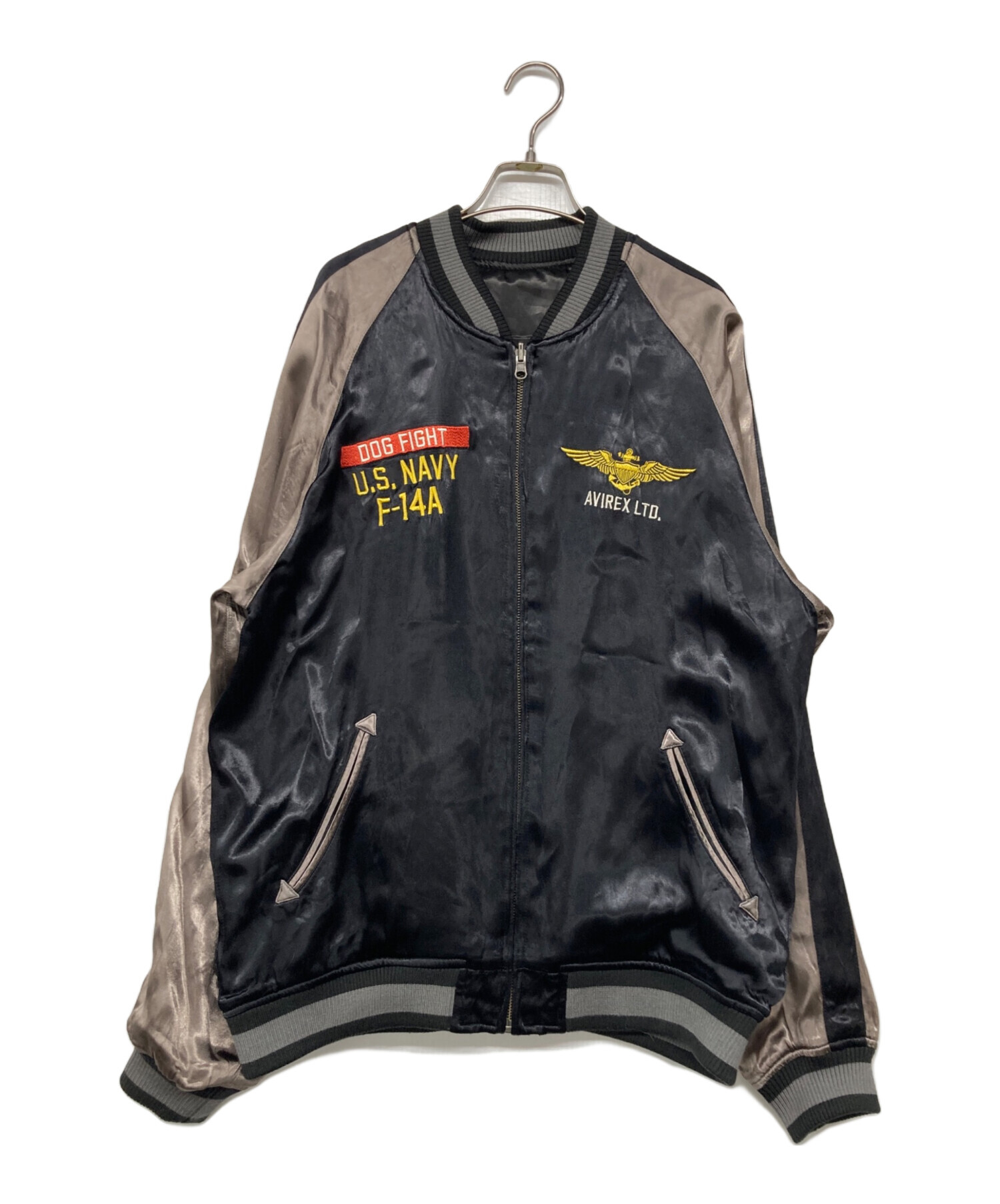 AVIREX スカジャン size2XL XXL リバーシブルモデル 特大サイズ AVIREX スカジャン size2XL XXL リバーシブルモデル 特大サイズ