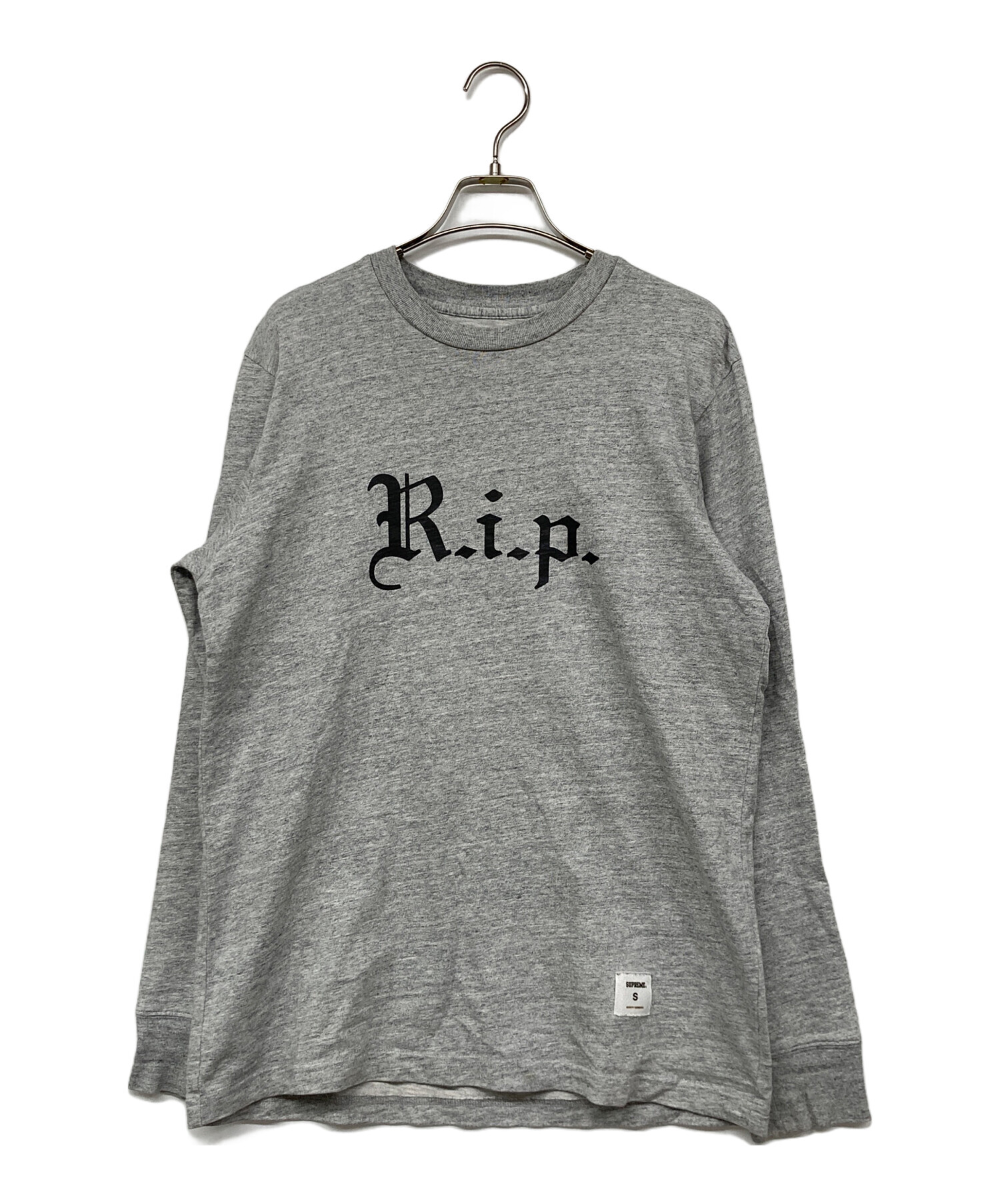 中古・古着通販】SUPREME (シュプリーム) R.I.P L/S TEE グレー サイズ 