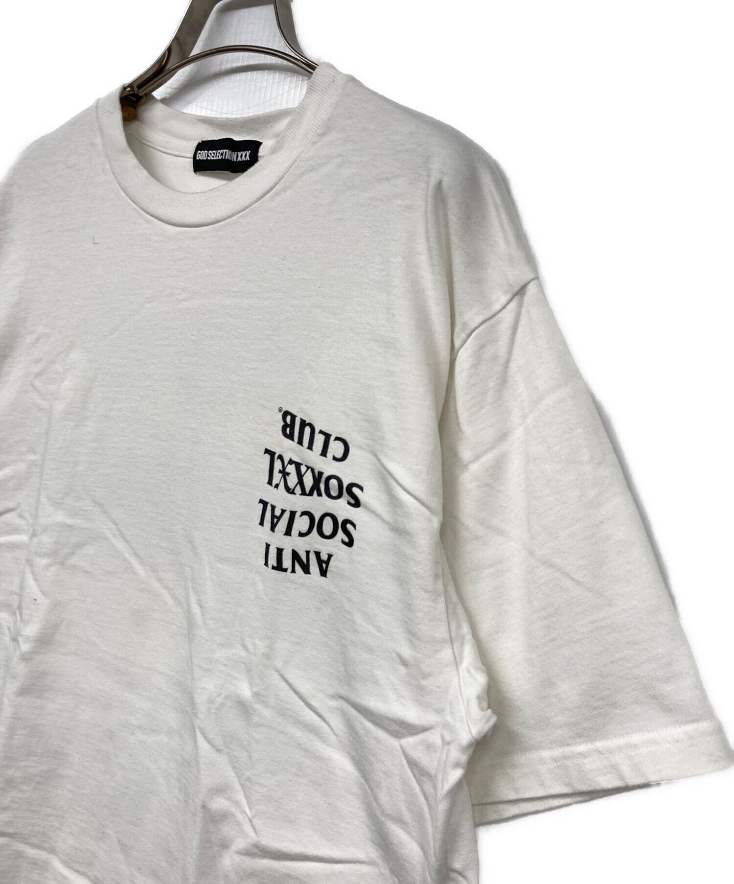 GOD SELECTION XXX ANTI SOCIAL SOCIAL CLUB T-shirt サイズL 中古美 
