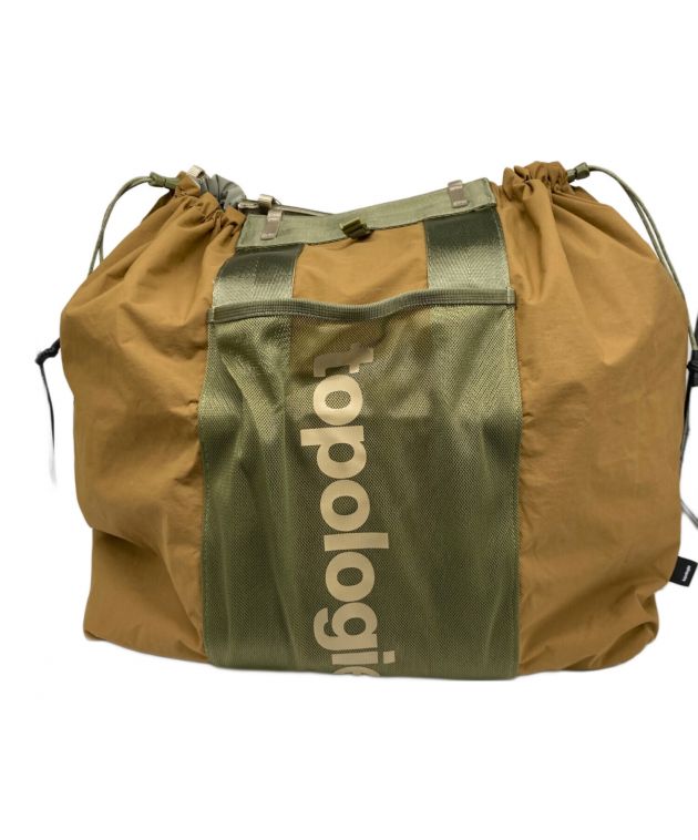 Topologie トポロジー ボストンバッグ 大容量トートバッグ　カーキ Topologie トポロジー ボストンバッグ 大容量トートバッグ カーキ 2025