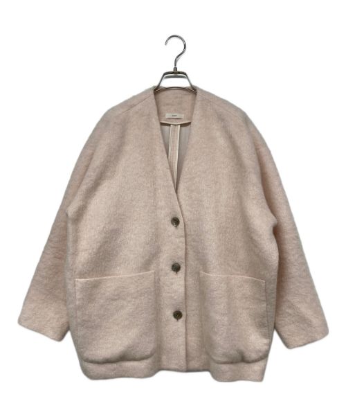 yori ウールモヘアシャギージャケット　フリーサイズ　イエロー ウールモヘアシャギージャケット | outer| yori