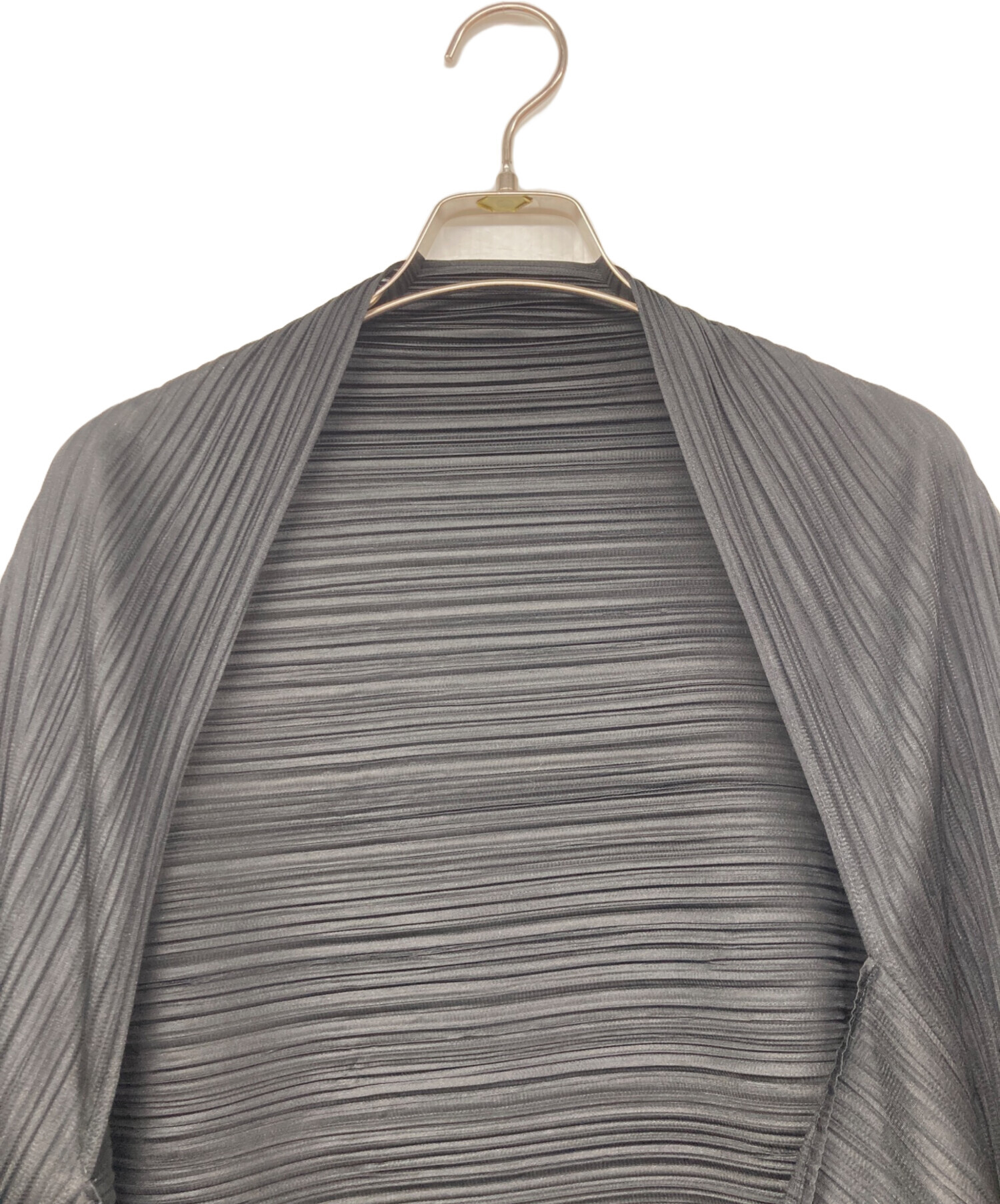 【新品未使用】PLEATS PLEASE プリーツプリーツ ブラックカーディガン 中古・古着通販】PLEATS PLEASE (プリーツプリーズ) プリーツ