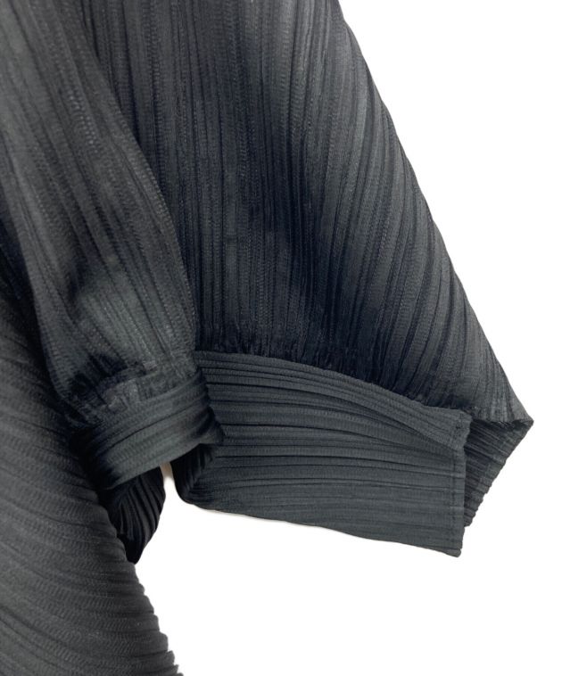 PLEATS PLEASE ブラックカーディガン 長袖 秋冬物 PLEATS PLEASE ブラックカーディガン 長袖 秋冬物 楽天市場】プリーツ