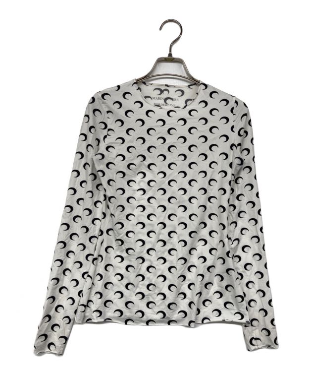 美品【マリーンセル】セカンドスキン　ムーントップスMサイズ マリーン セル MARINE SERRE MOON トップス セカンドスキン