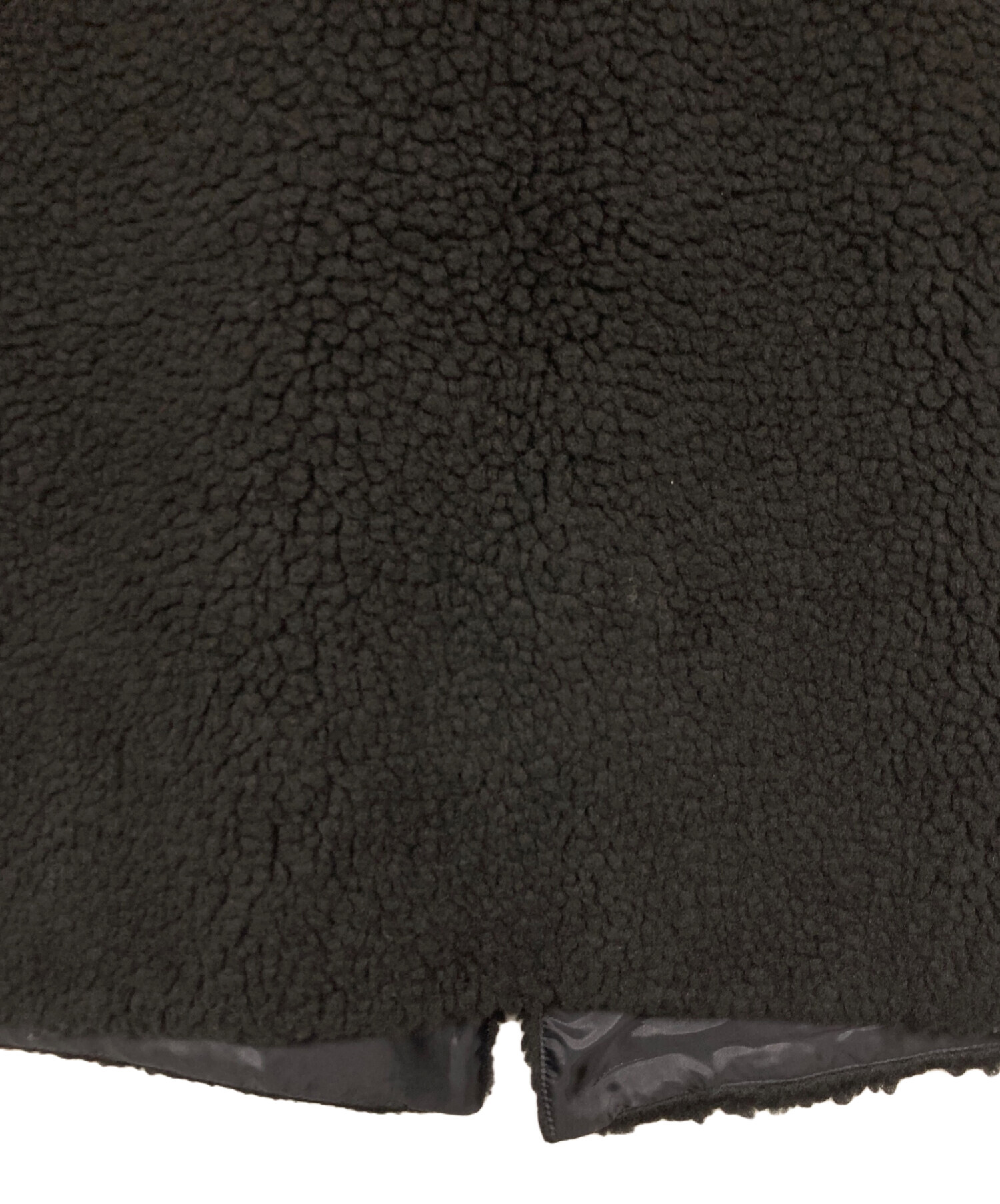 中古・古着通販】Honnete (オネット) クロップドボアベスト ブラック