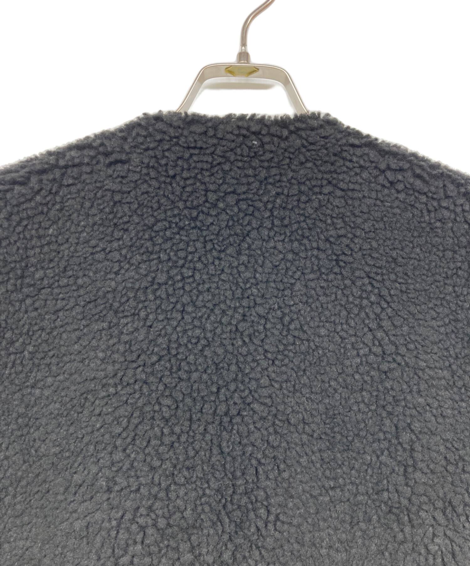 中古・古着通販】Honnete (オネット) クロップドボアベスト ブラック