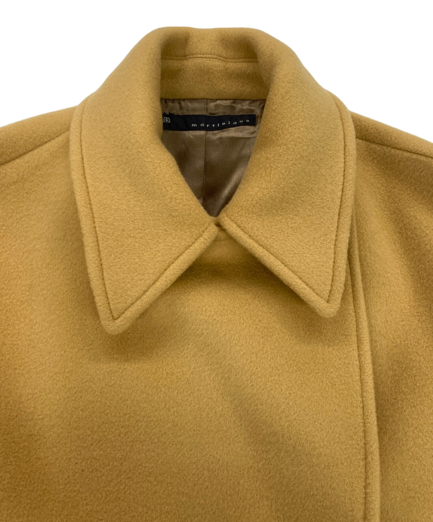 [超美品]マルティニーク　Pコート　コットン　イエロー　F 中古・古着通販】martinique (マルティニーク) ショートビーバーP