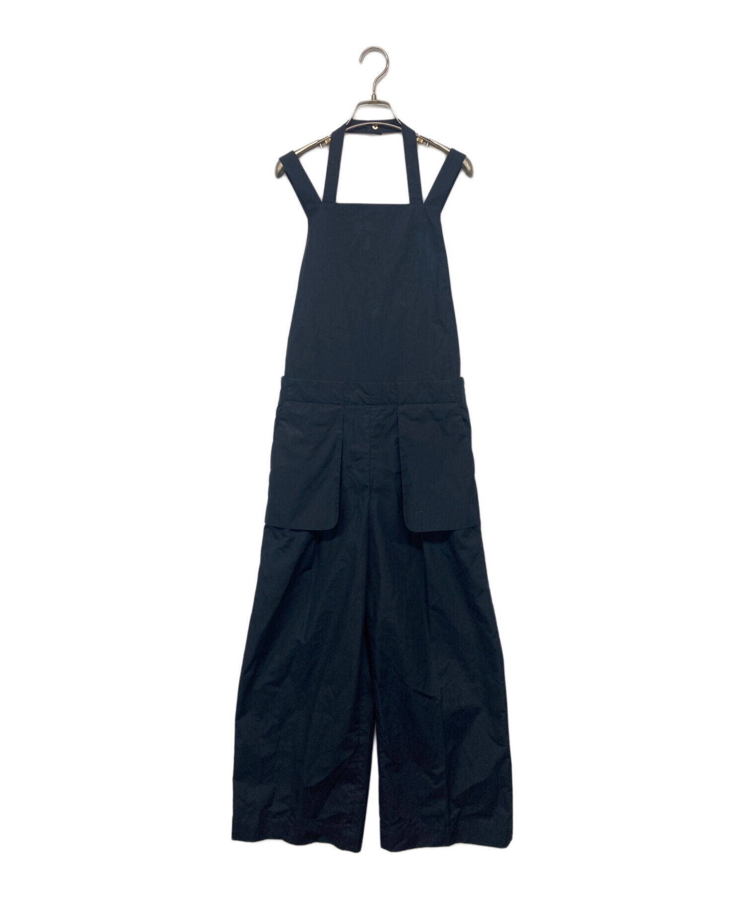 ドゥロワー drawer サロペット　34 中古・古着通販】DRAWER (ドゥロワー) コットンサロペット ネイビー