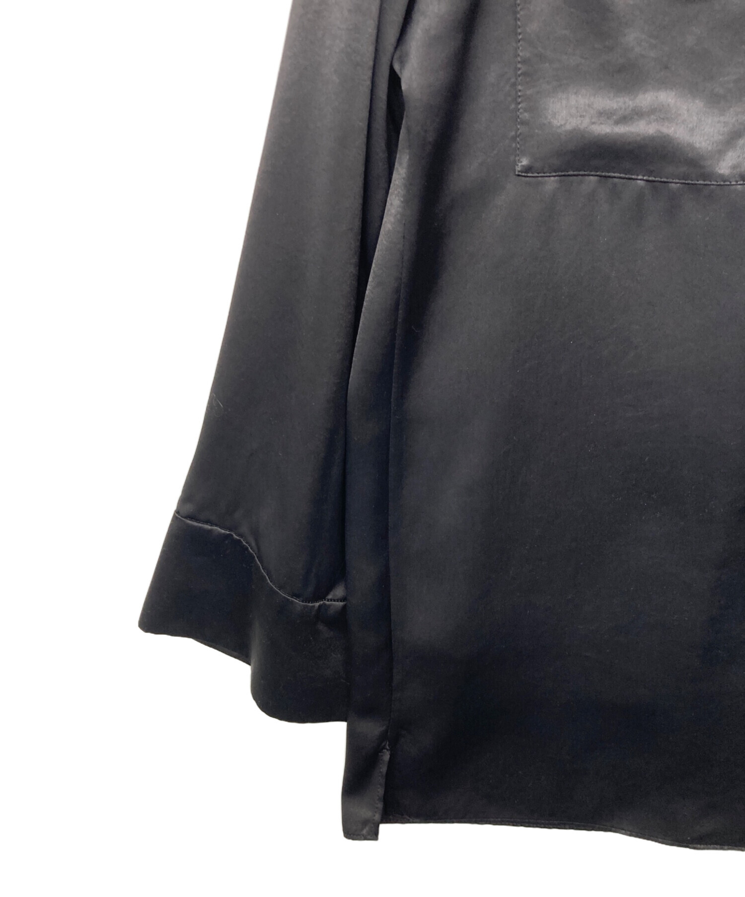 saqui 36 パジャマシャツ 中古・古着通販】saqui (サキ) pyjama shirt/パジャマシャツ ブラック