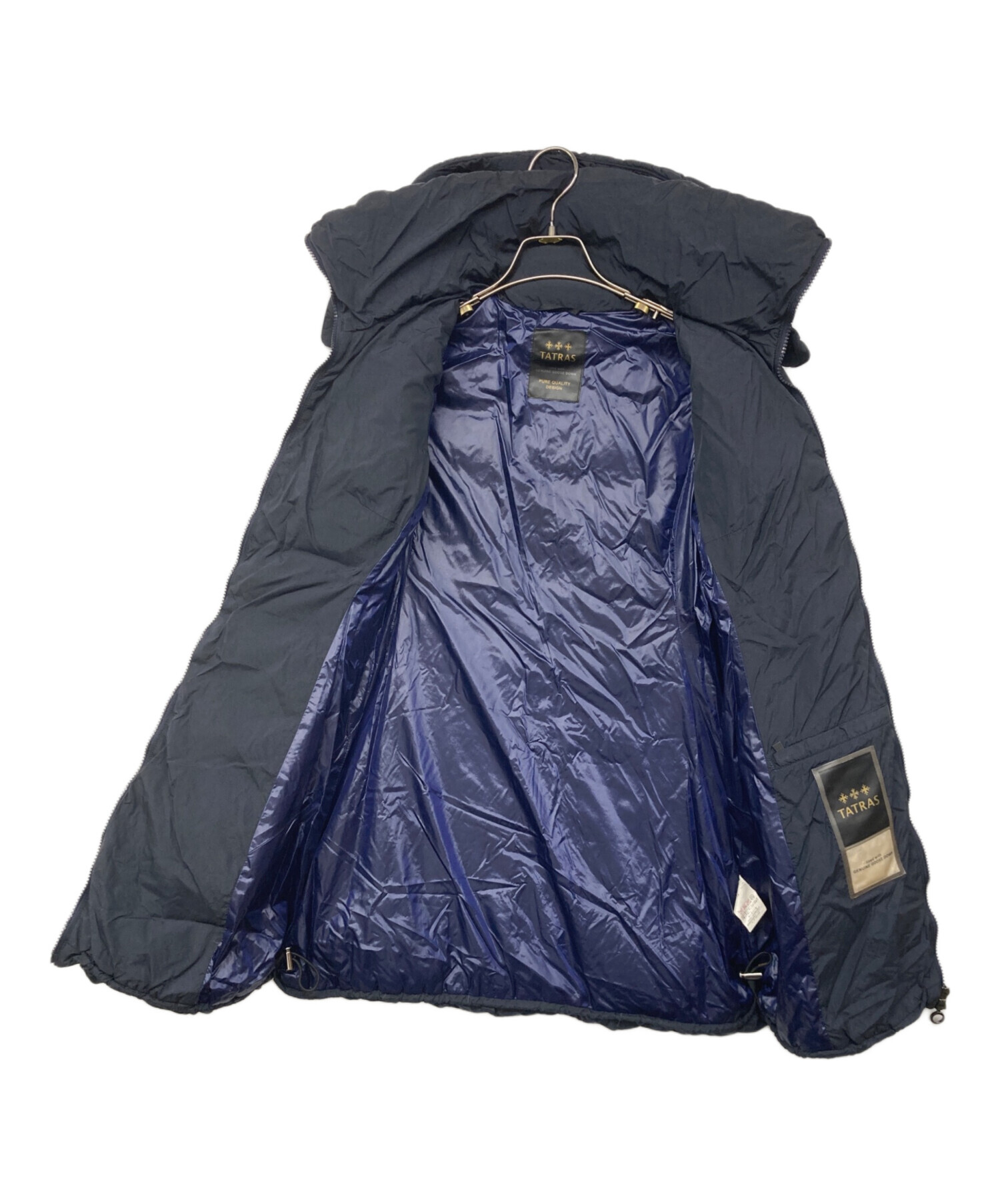 中古・古着通販】TATRAS (タトラス) ダウンコート ネイビー サイズ:01