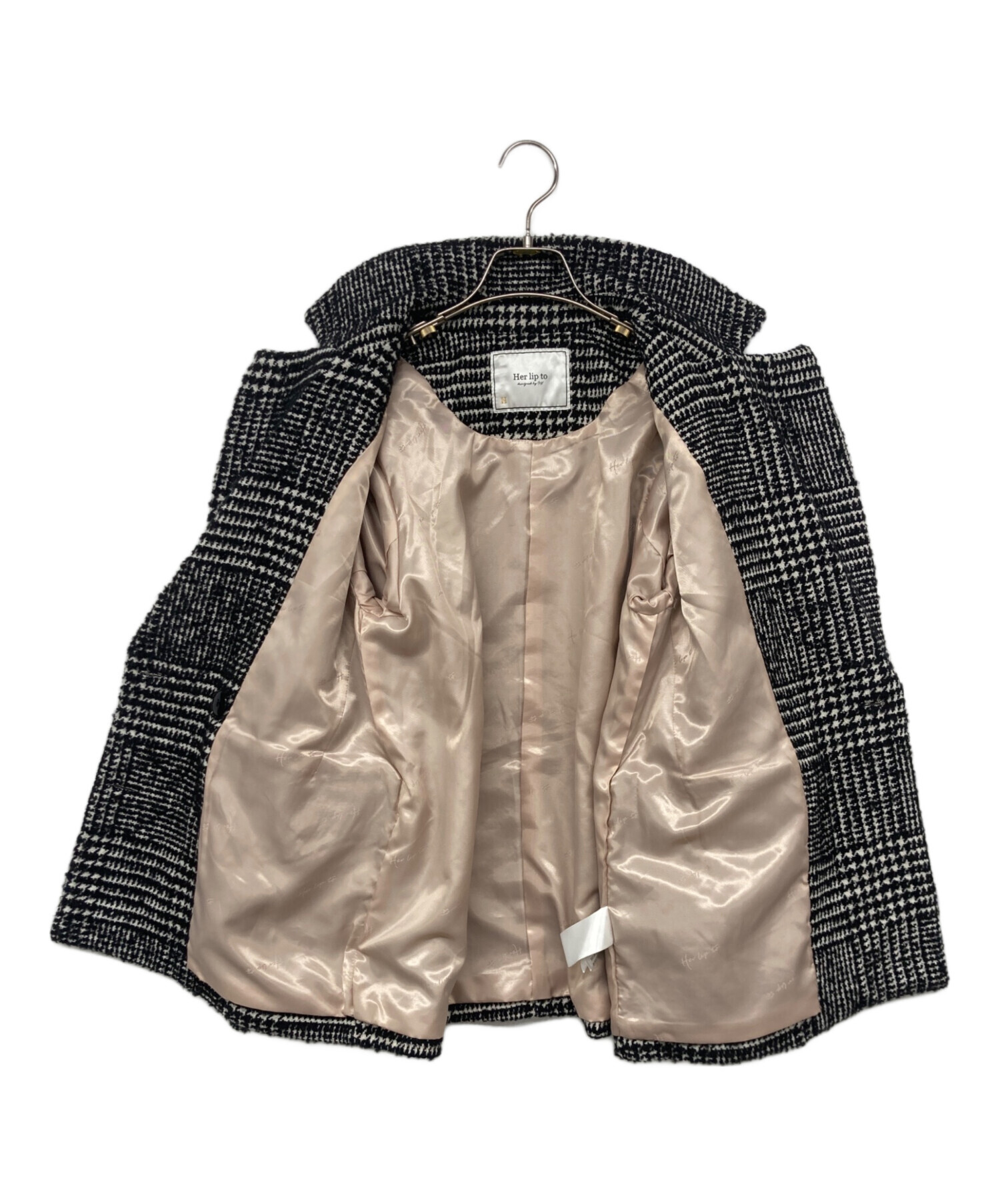 【未使用】herlipto HemingwayCheckTweedJacket Hemingway Check Tweed Jacket