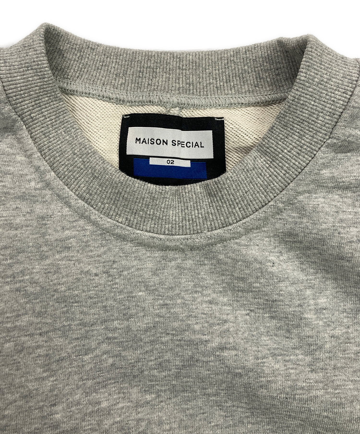 中古・古着通販】MAISON SPECIAL HEAVY-WEIGHT SWEAT PRIME-OVER SIDE 