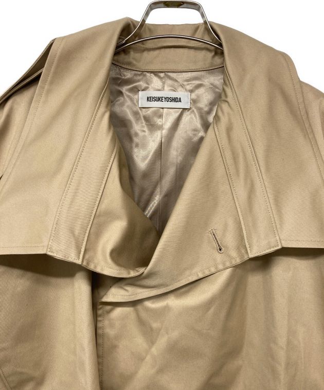 【新品未使用タグ付】KEISUKE YOSHIDA ベルテッド トレンチコート 中古・古着通販】KEISUKE YOSHIDA (ケイスケヨシダ) belted trench