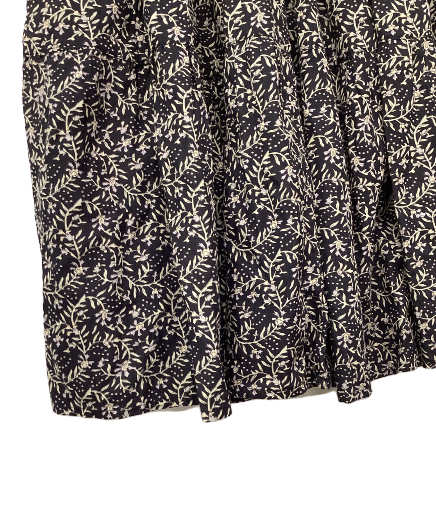 中古・古着通販】BEARDSLEY (ビアズリー) プリントティアードギャザー