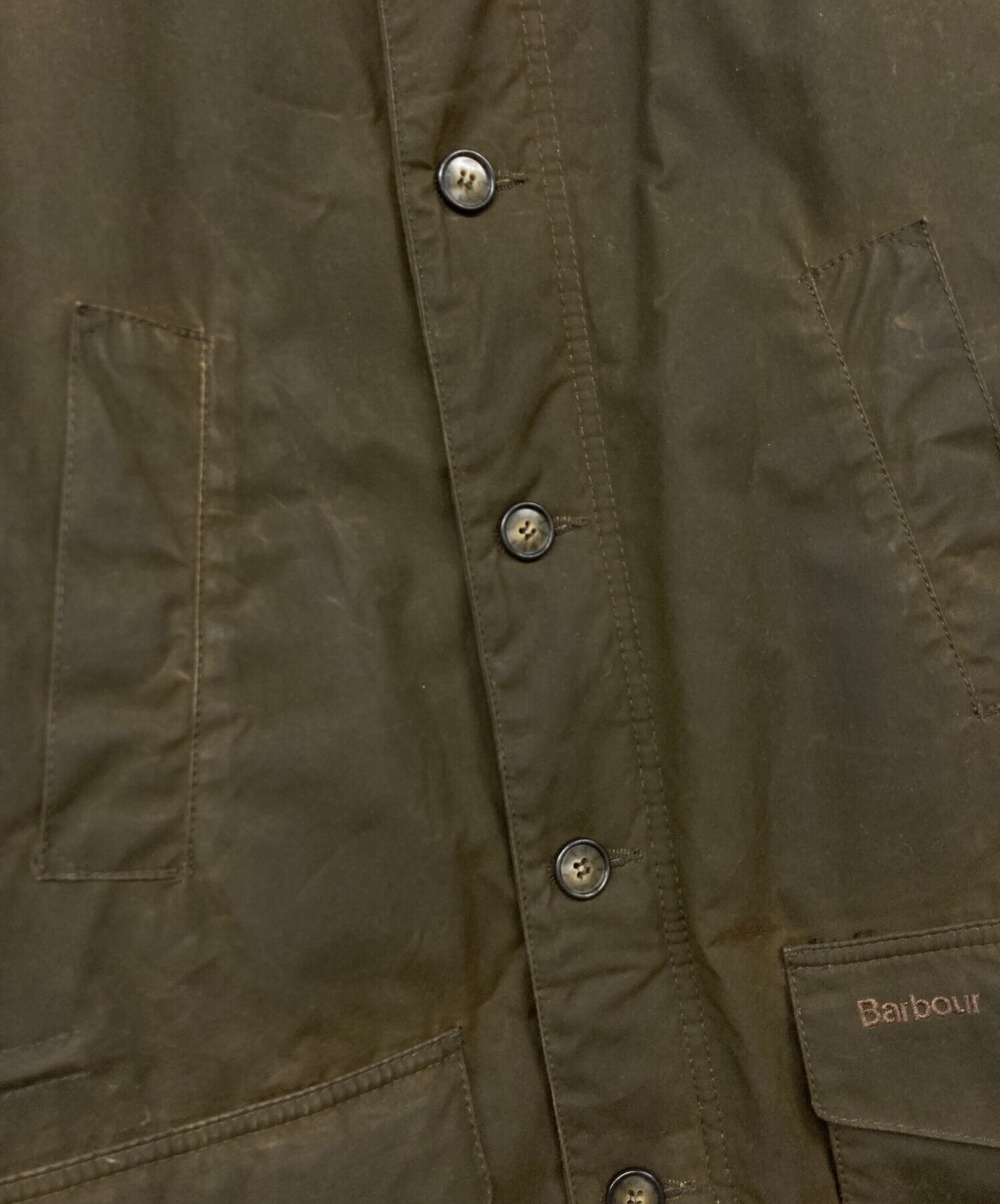中古・古着通販】Barbour (バブアー) KYLE WAX JACKET オリーブ サイズ