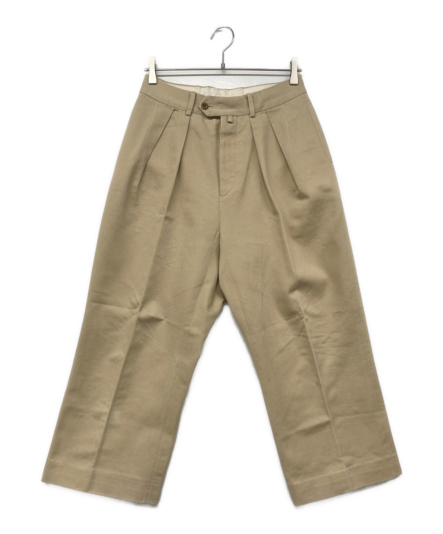 中古・古着通販】NEAT (ニート) 2タックパンツ ベージュ サイズ:44 
