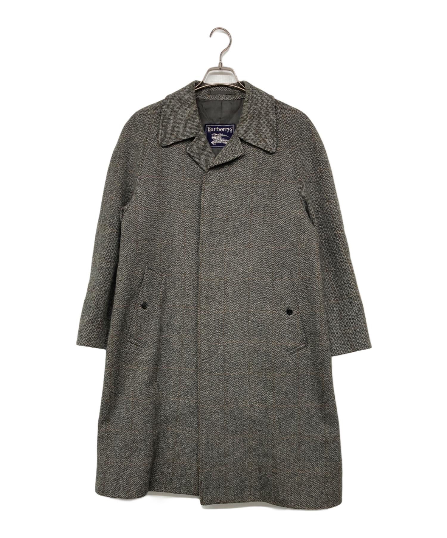 Burberry バーバリー ヘリンボーン チェスターコート 中古・古着通販】Burberry's (バーバリーズ) ヘリンボーンチェスター