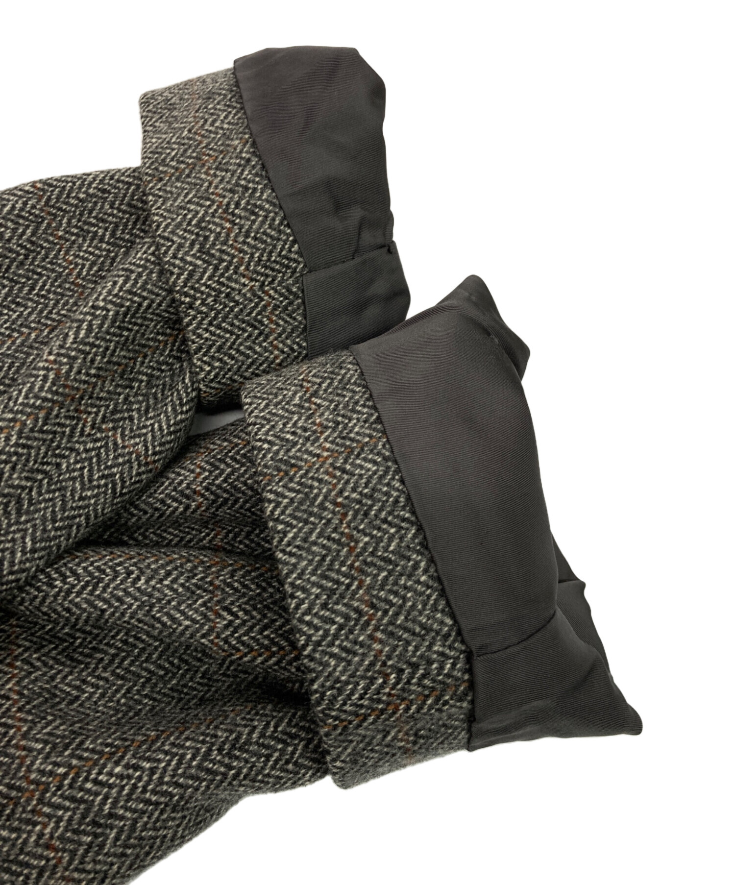 新品、BURBERRY】グレー ヘリンボーン チェスターコート 【公式通販】