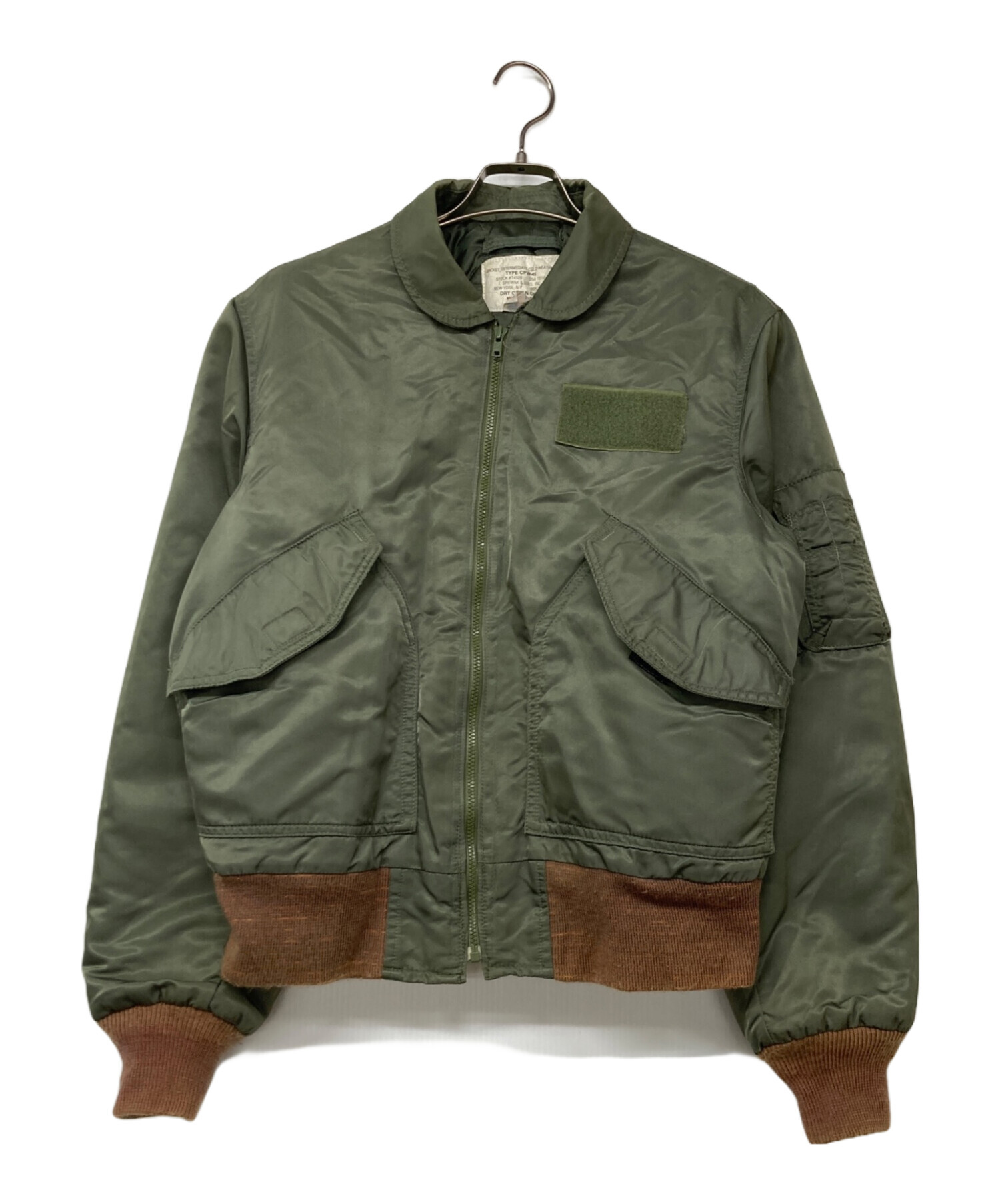アメリカ製 スピワック【SPIEWAK】CWU-45/P レプリカ フライトジャケット/前期型 セージグリーン Lサイズ相当 即決 USA製 SPIEWAK スピワック CWU-45P フライトジャケット メンズM