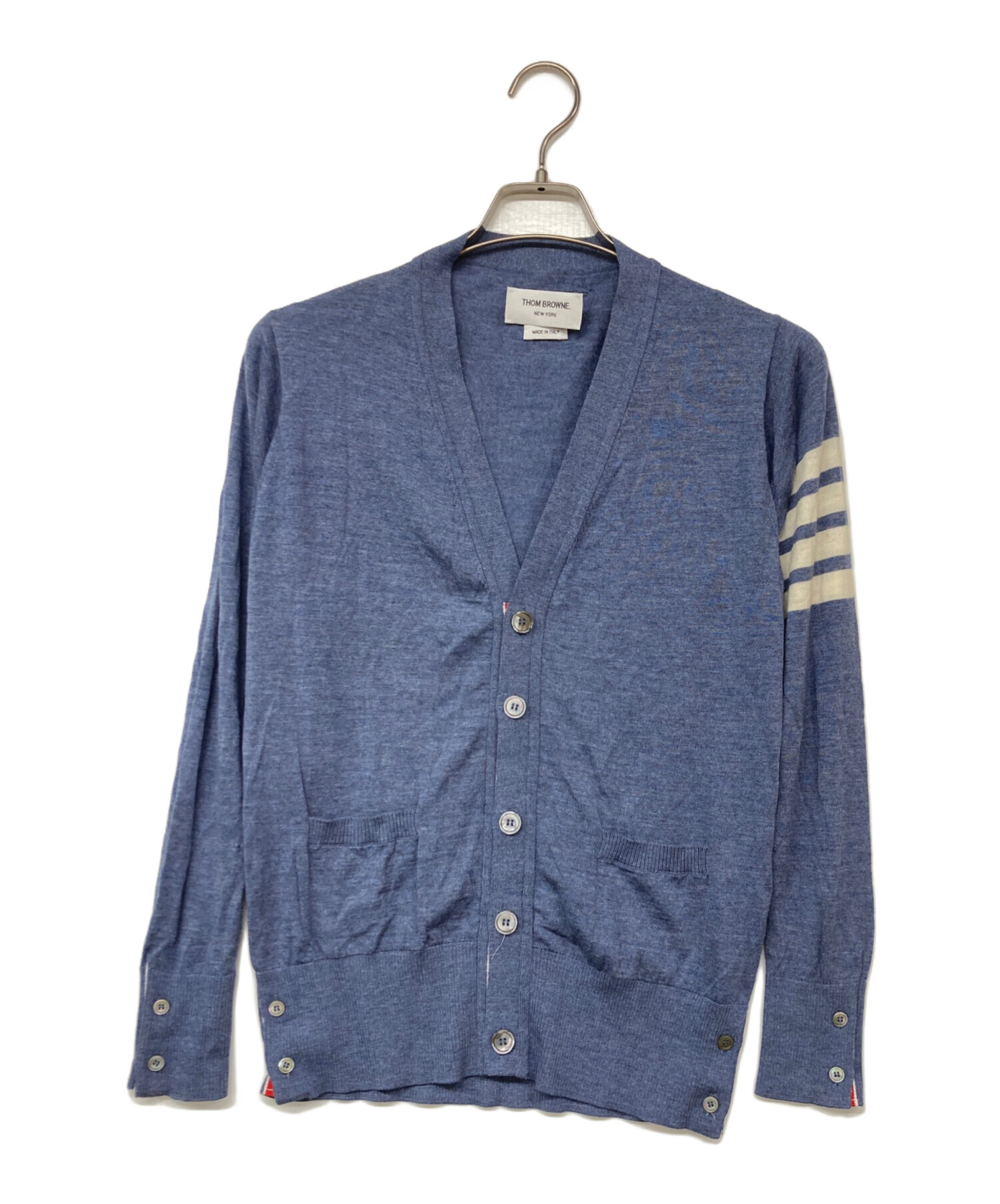 中古・古着通販】Thom Browne (トムブラウン) Vネックカーディガン