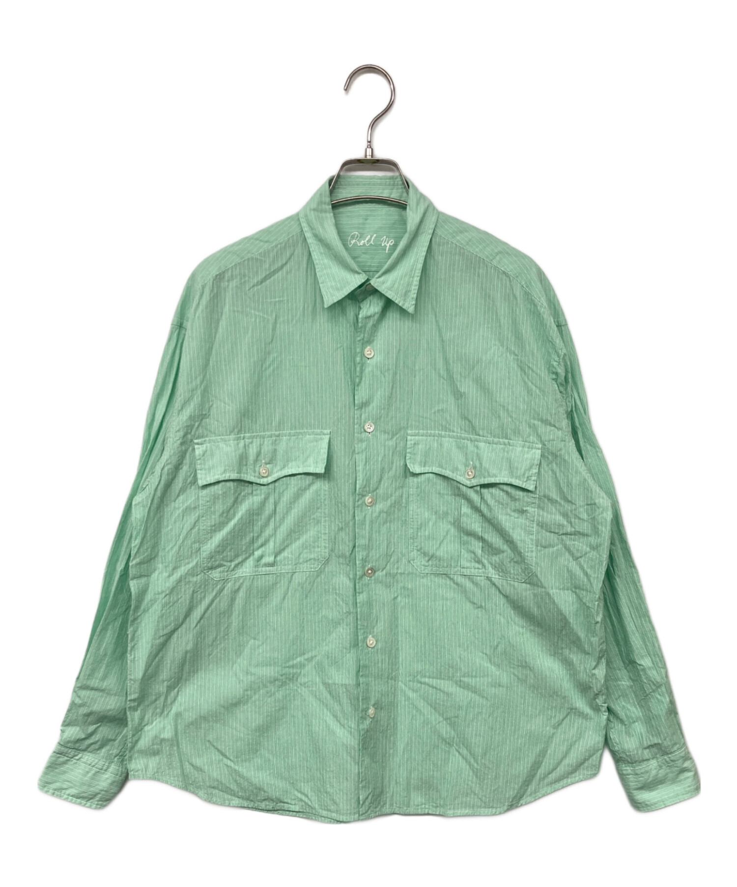 porter classic ROLL UP STRIPE SHIRT グリーン 【公式通販】