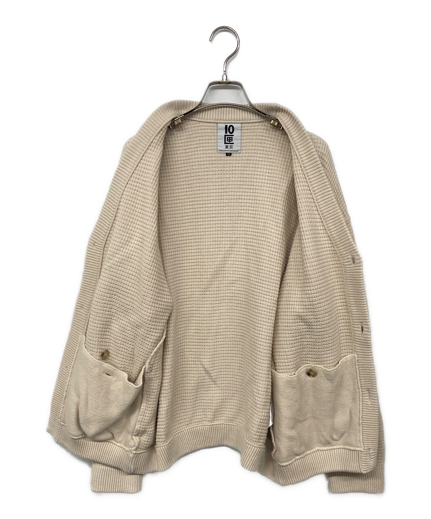 中古・古着通販】TENBOX (テンボックス) FOOTSIES CARDIGAN/ワッフル 