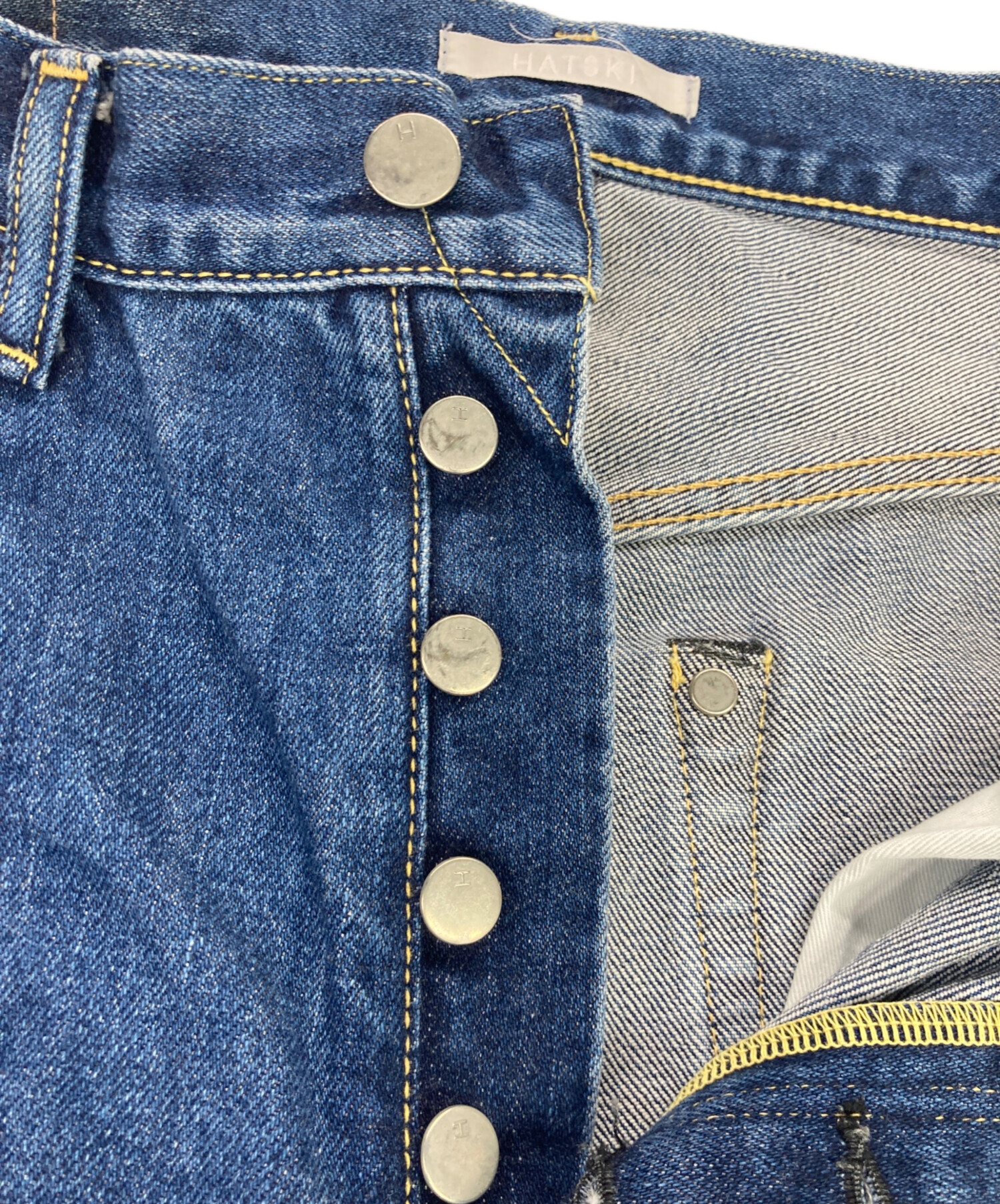 中古・古着通販】HATSKI (ハツキ) Loose Tapered Denim インディゴ 