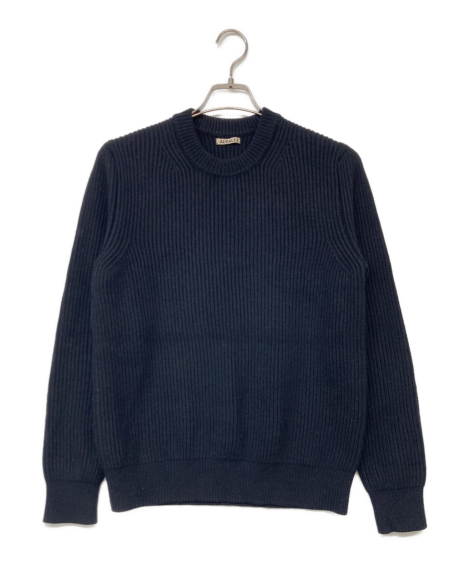 美品✨AURALEE　WOOL CASHMERE RIB KNIT　オーラリー 中古・古着通販】AURALEE (オーラリー) WOOL CASHMERE RIB KNIT