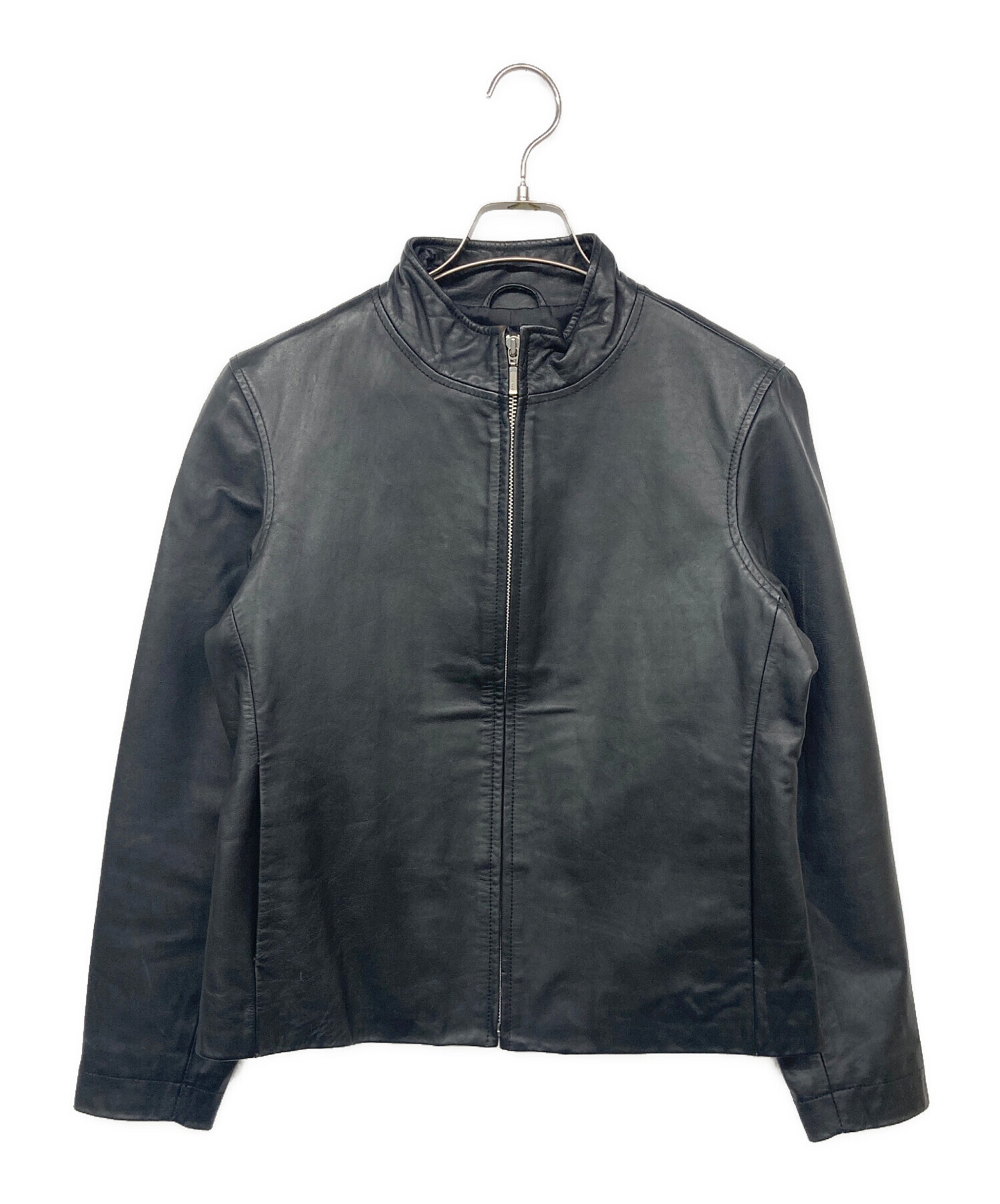 中古・古着通販】GAP (ギャップ) ジップアップ カウレザージャケット