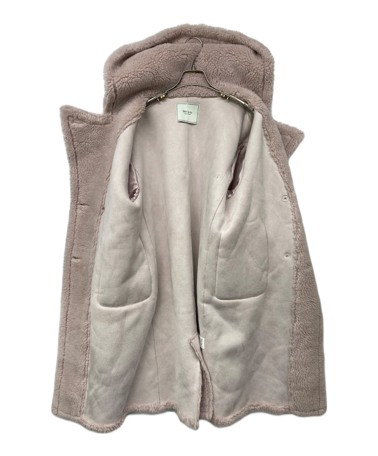 中古・古着通販】HER LIP TO (ハーリップトゥ) Fleur Shearling Boa