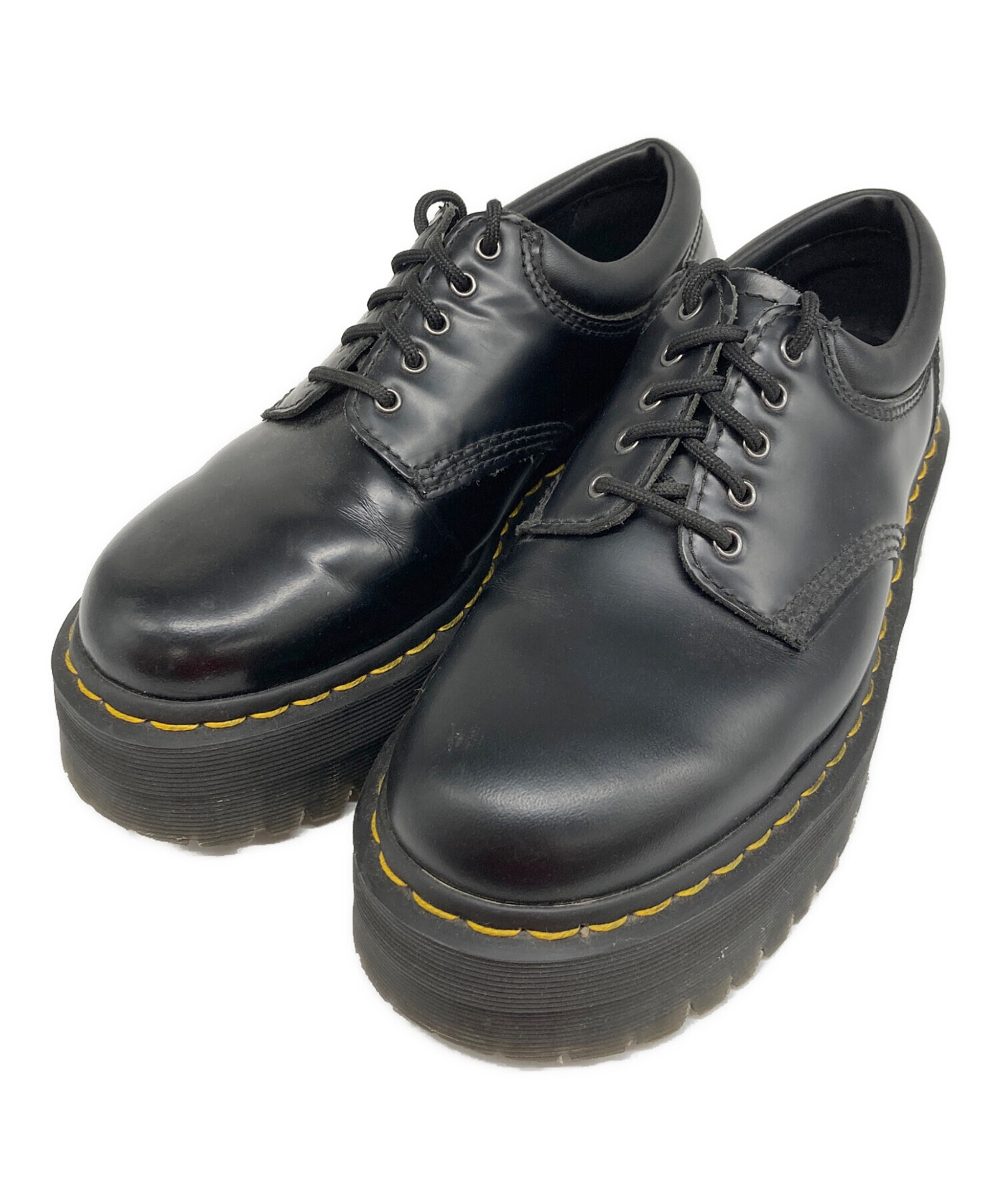 中古・古着通販】Dr.Martens (ドクターマーチン) 厚底5ホールレザー