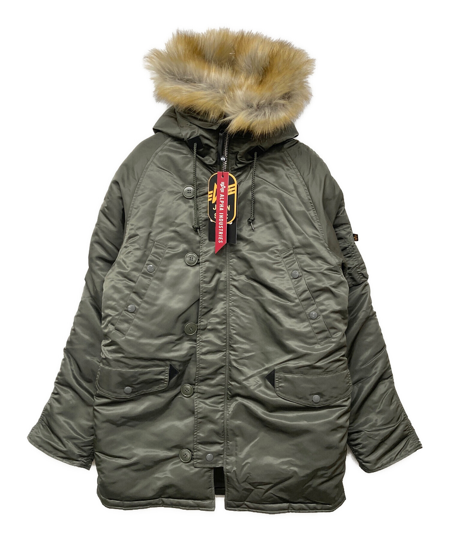 中古・古着通販】ALPHA (アルファ) N-3B フライトジャケット カーキ