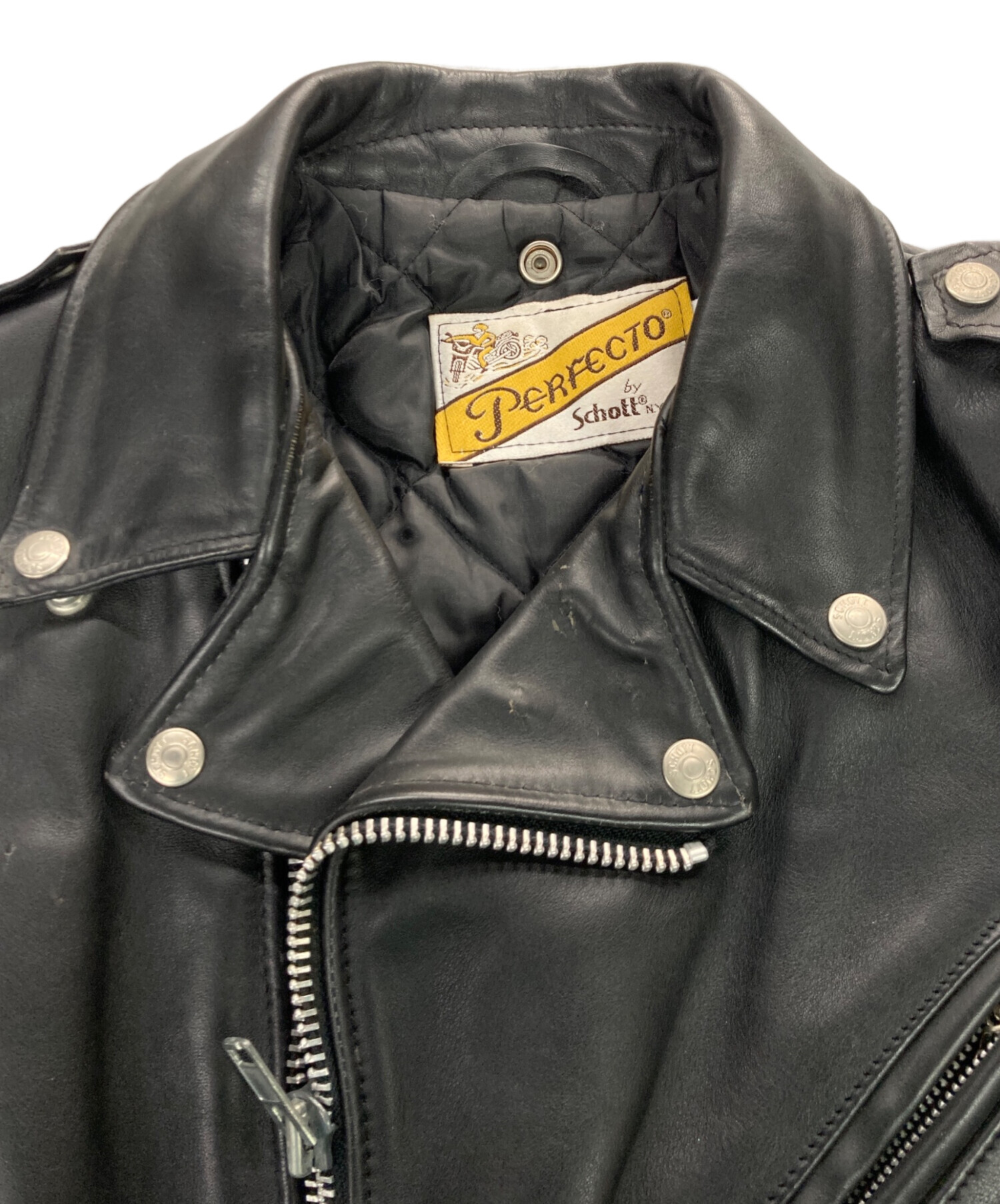 中古・古着通販】Schott (ショット) ダブルライダースジャケット 
