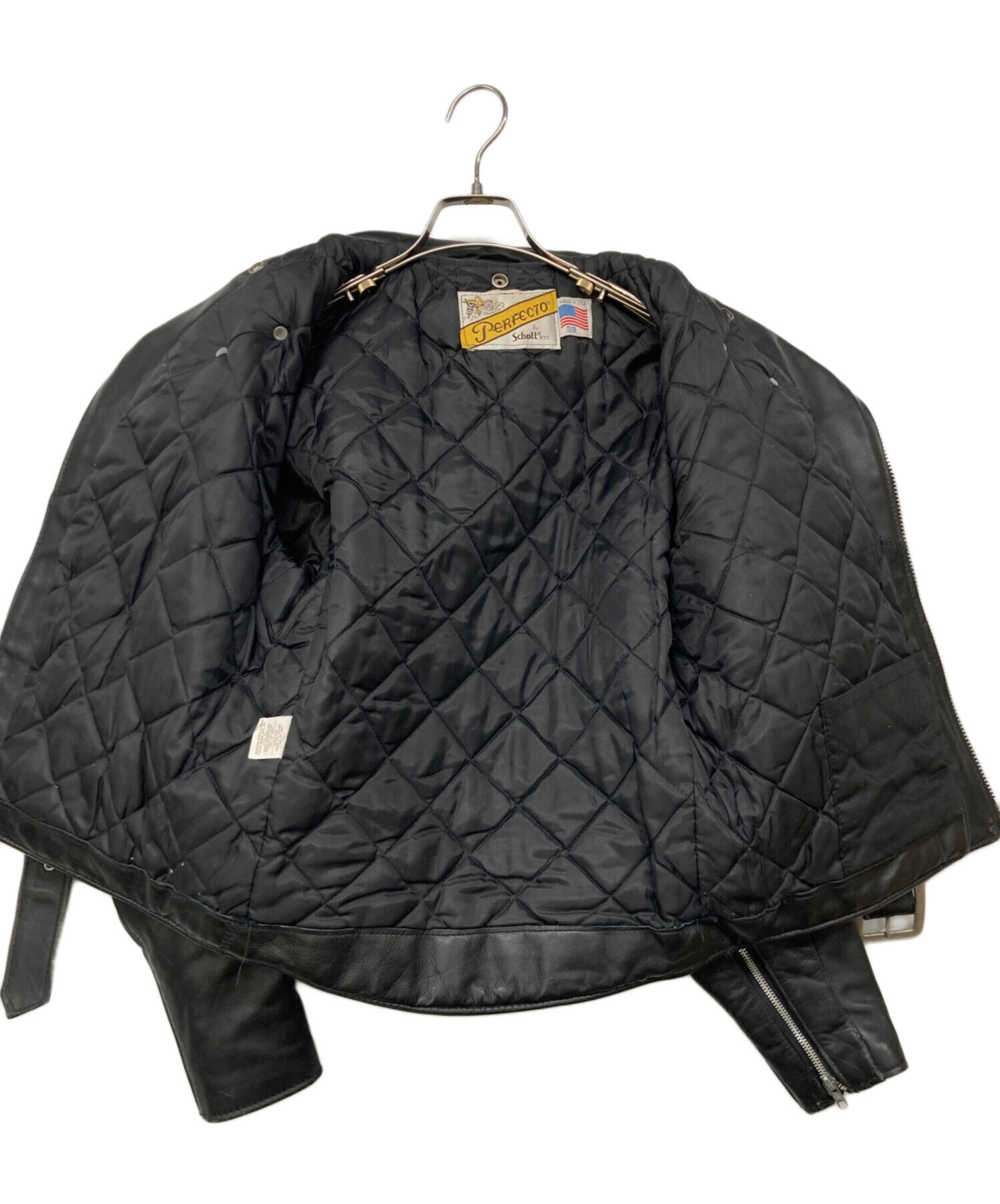 中古・古着通販】Schott (ショット) ダブルライダースジャケット 