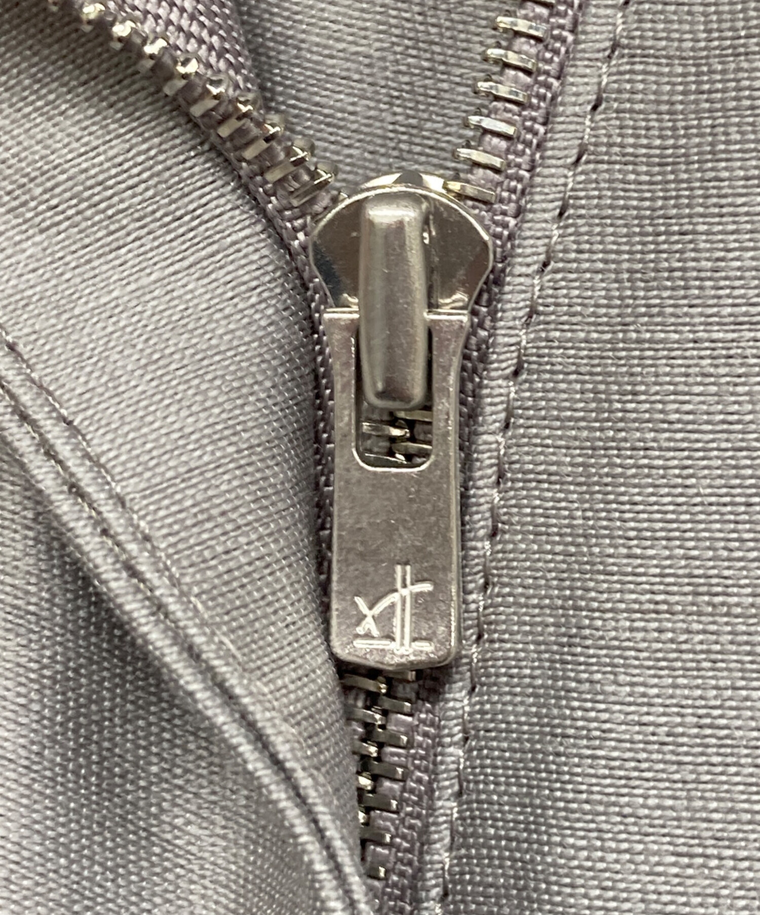 中古・古着通販】ebure (エブール) シルクウールスラックス グレー