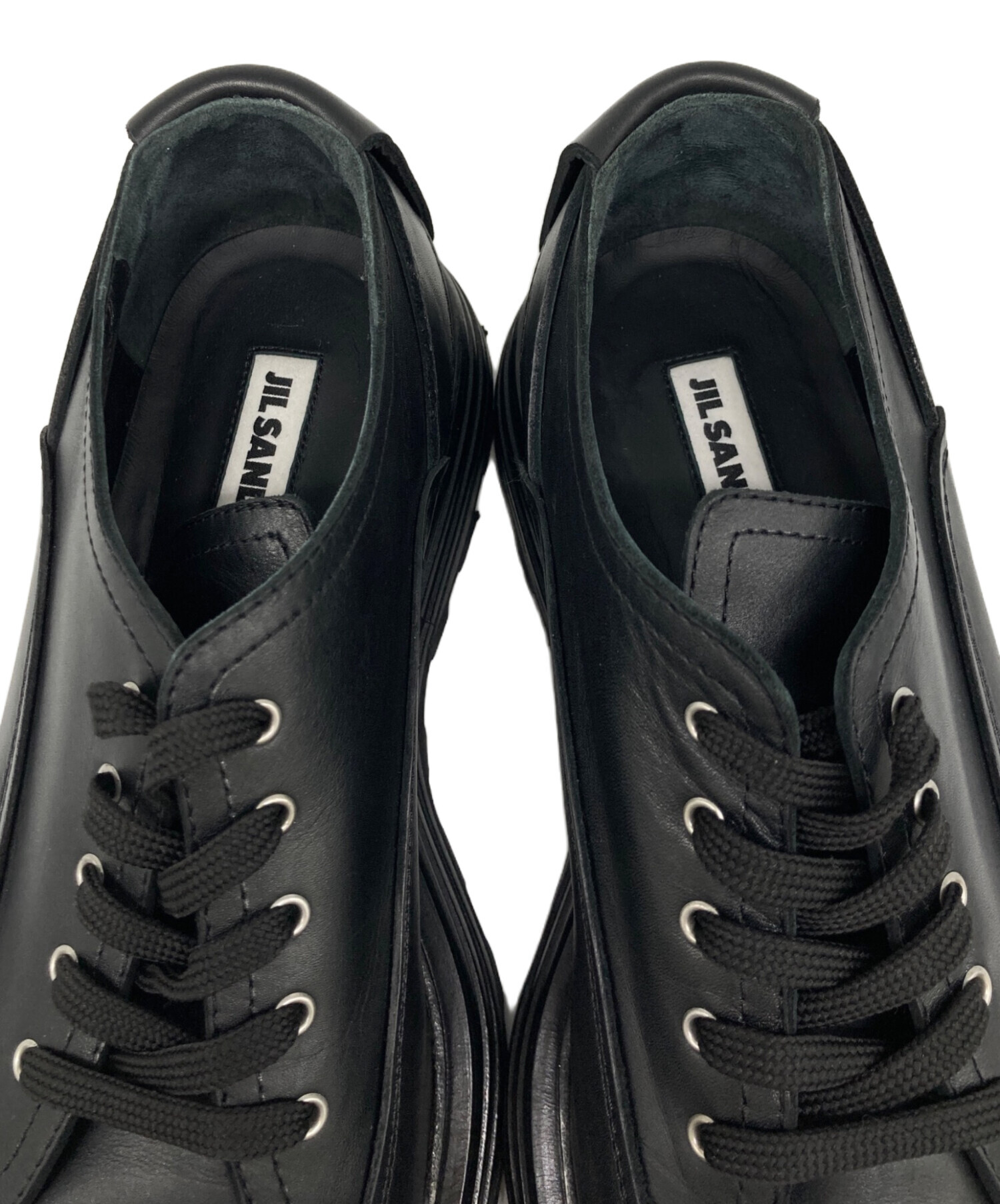 中古・古着通販】JIL SANDER (ジルサンダー) スクエアトゥレースアップ