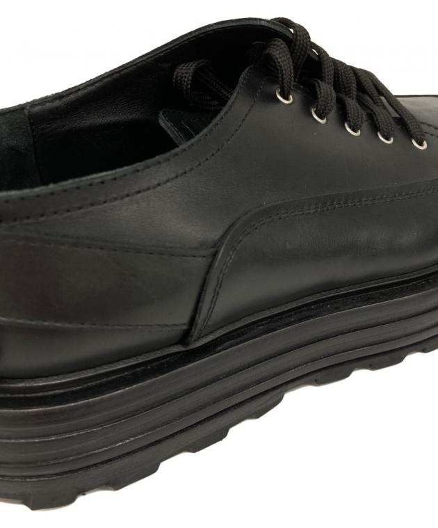 新品未使用　JIL SANDER レースアップシューズ 41 ジルサンダー Jil Sander シューズ レースアップ ブラック
