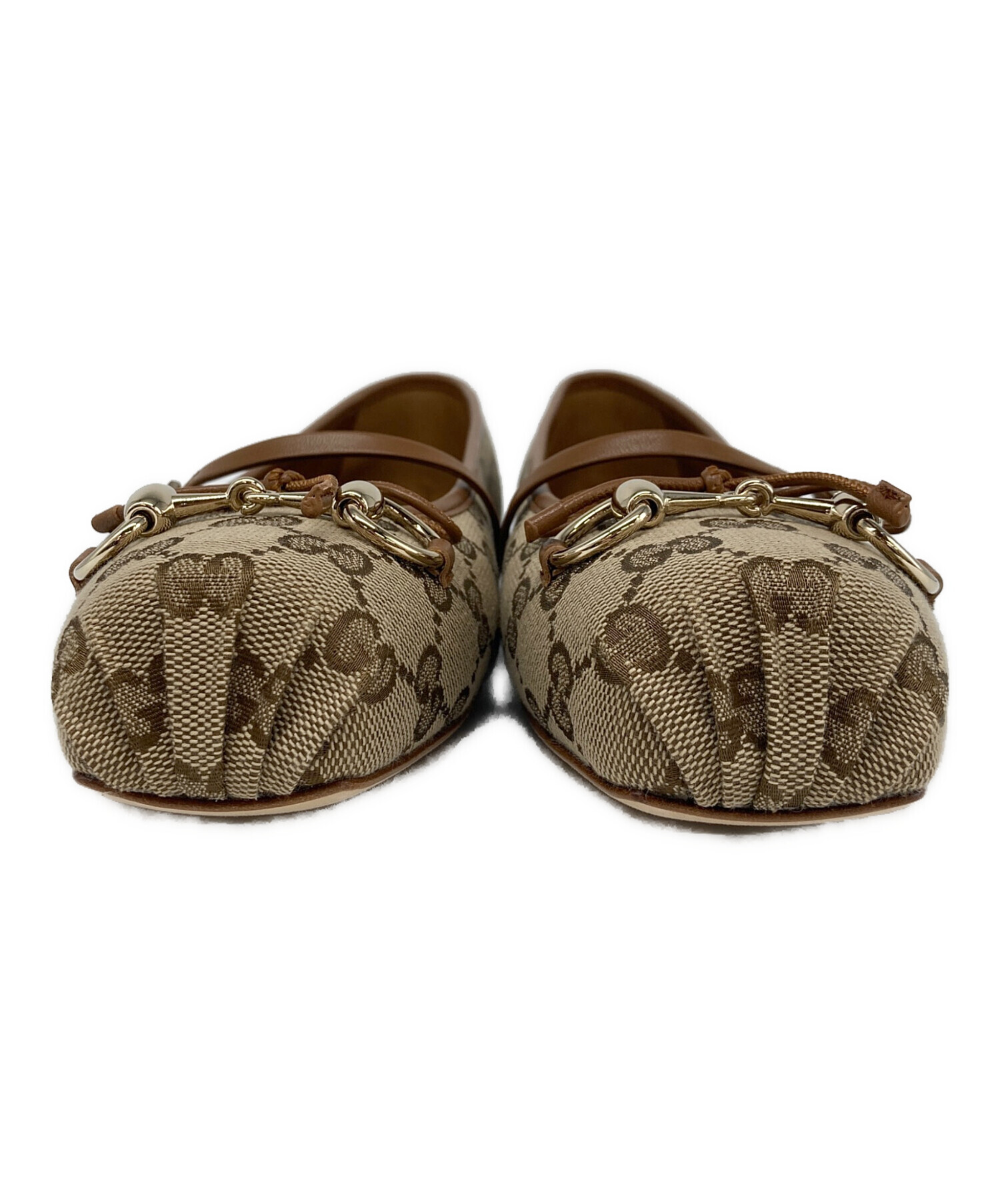 Gucci バレーシューズベージュ/ブラウン