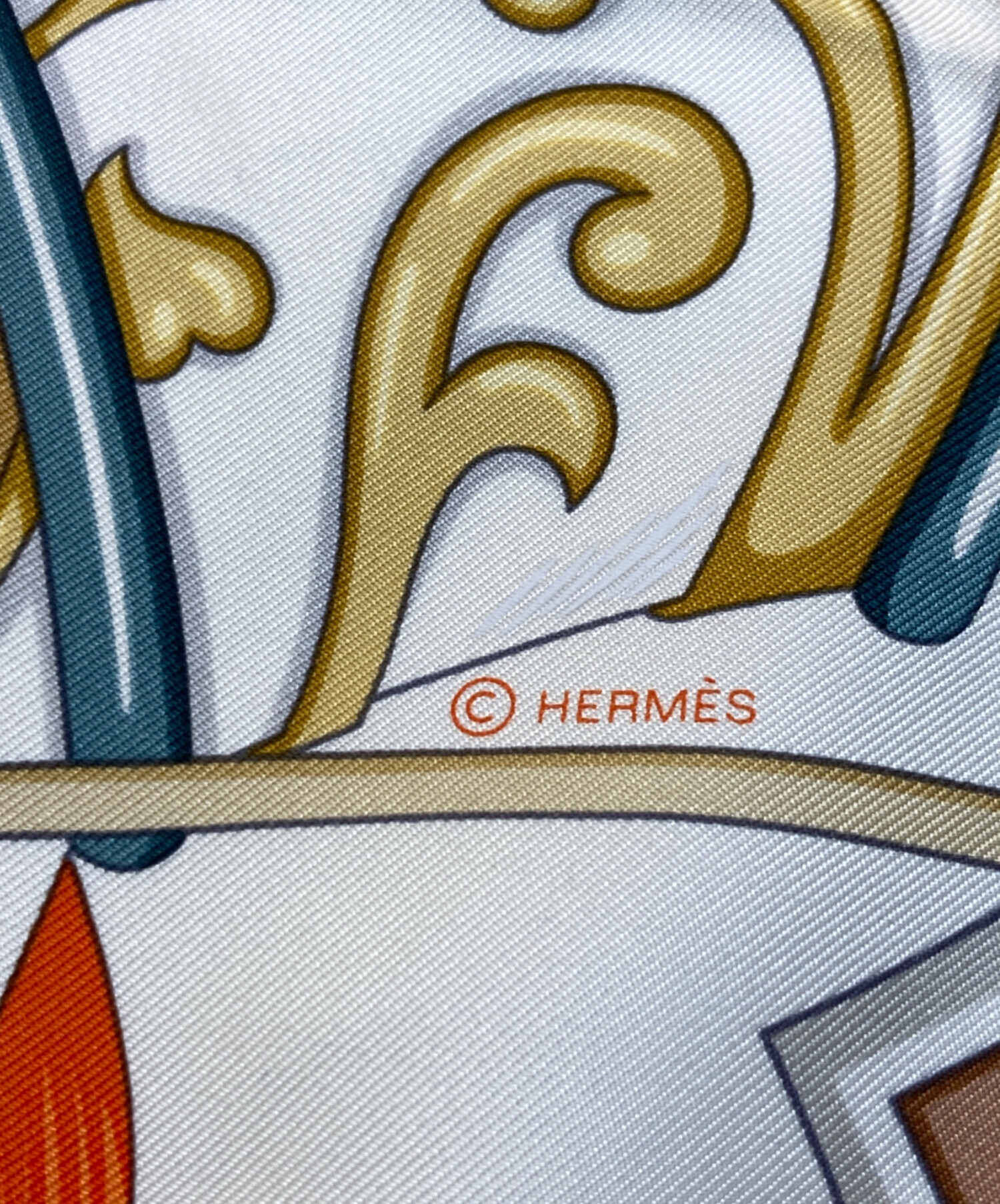 中古・古着通販】HERMES (エルメス) カレ90 オレンジ｜ブランド・古着