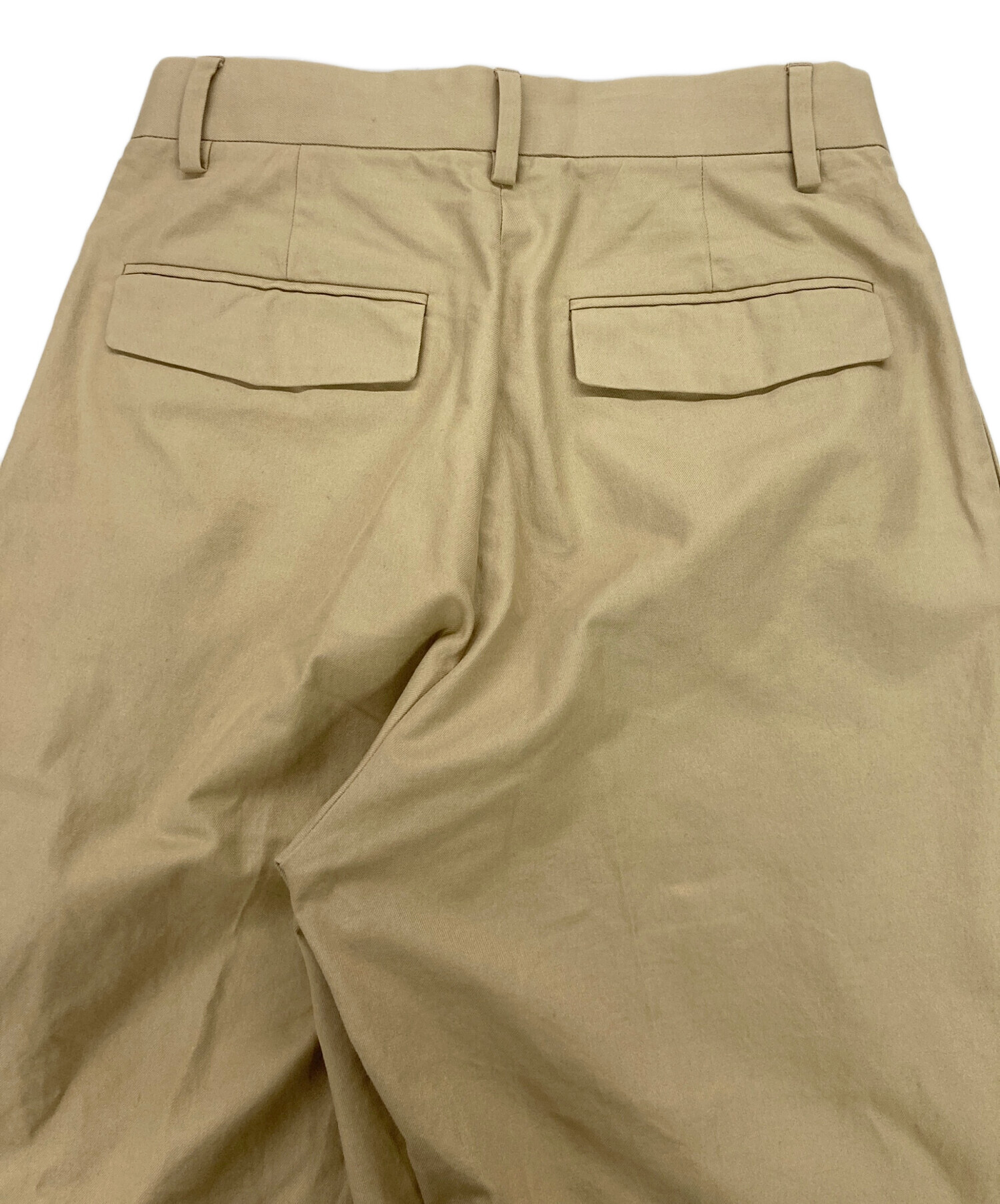 未使用、タグ付品　Deuxieme Classe タックチノワイドパンツ　34S 未使用、タグ付品 Deuxieme Classe タックチノワイドパンツ 34S 未使用