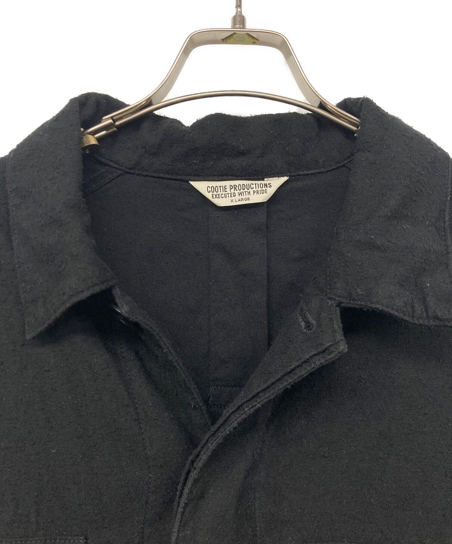 ジャケット・アウター COOTIE PRODUCTIONS Silk Nep Work Jacket COOTIE (クーティー) Silk Nep Work Jacket (ワークジャケット) Black