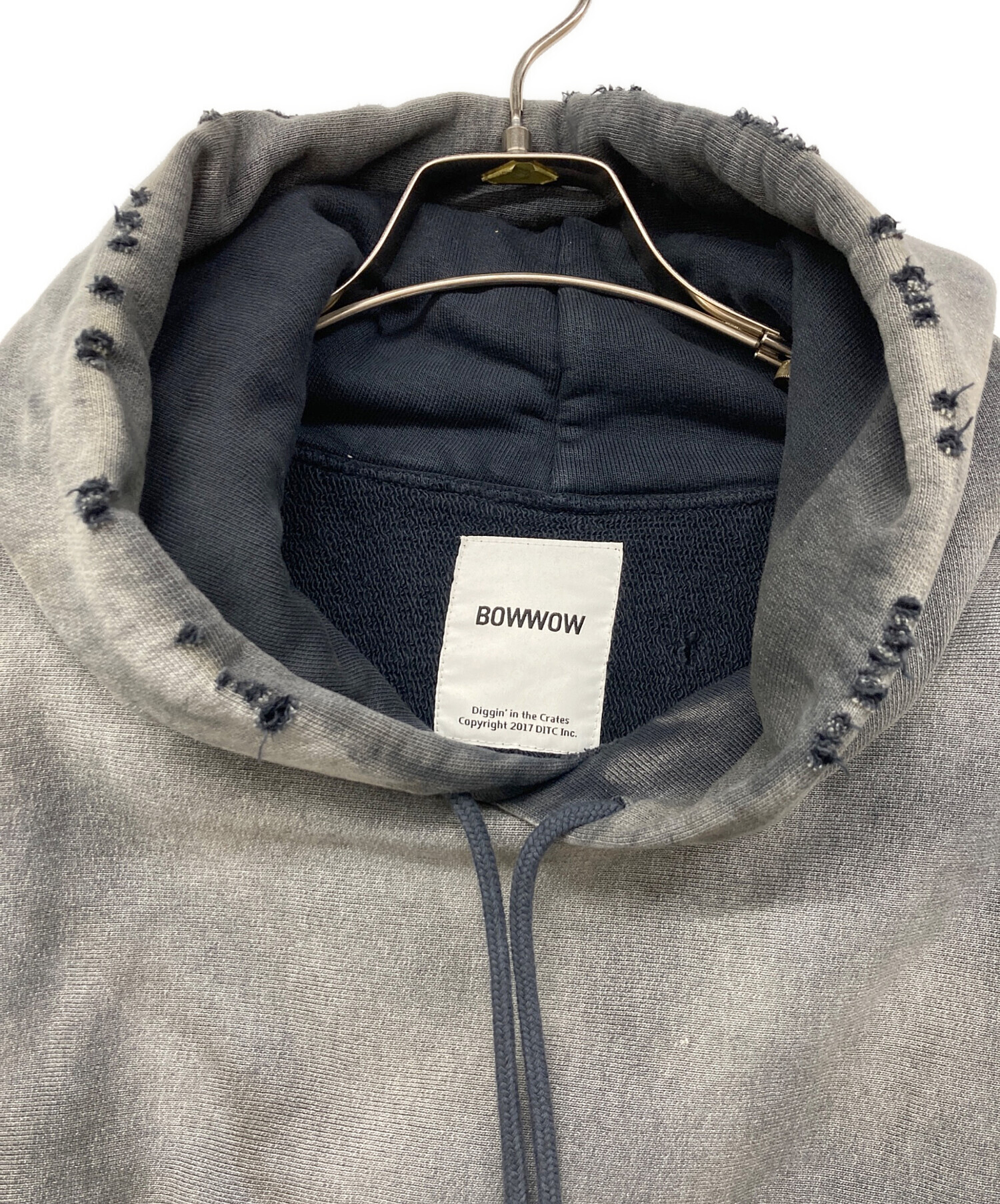 中古・古着通販】BOWWOW (バウワウ) HARD AGING HOODIE/ハード 