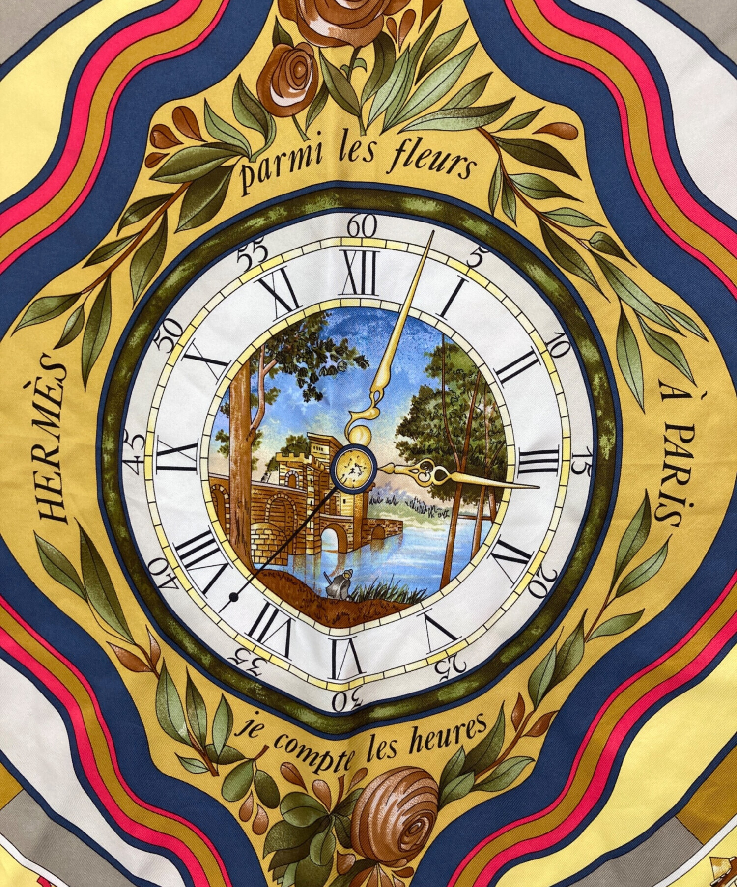 中古・古着通販】HERMES (エルメス) カレ90 la ronde des heures