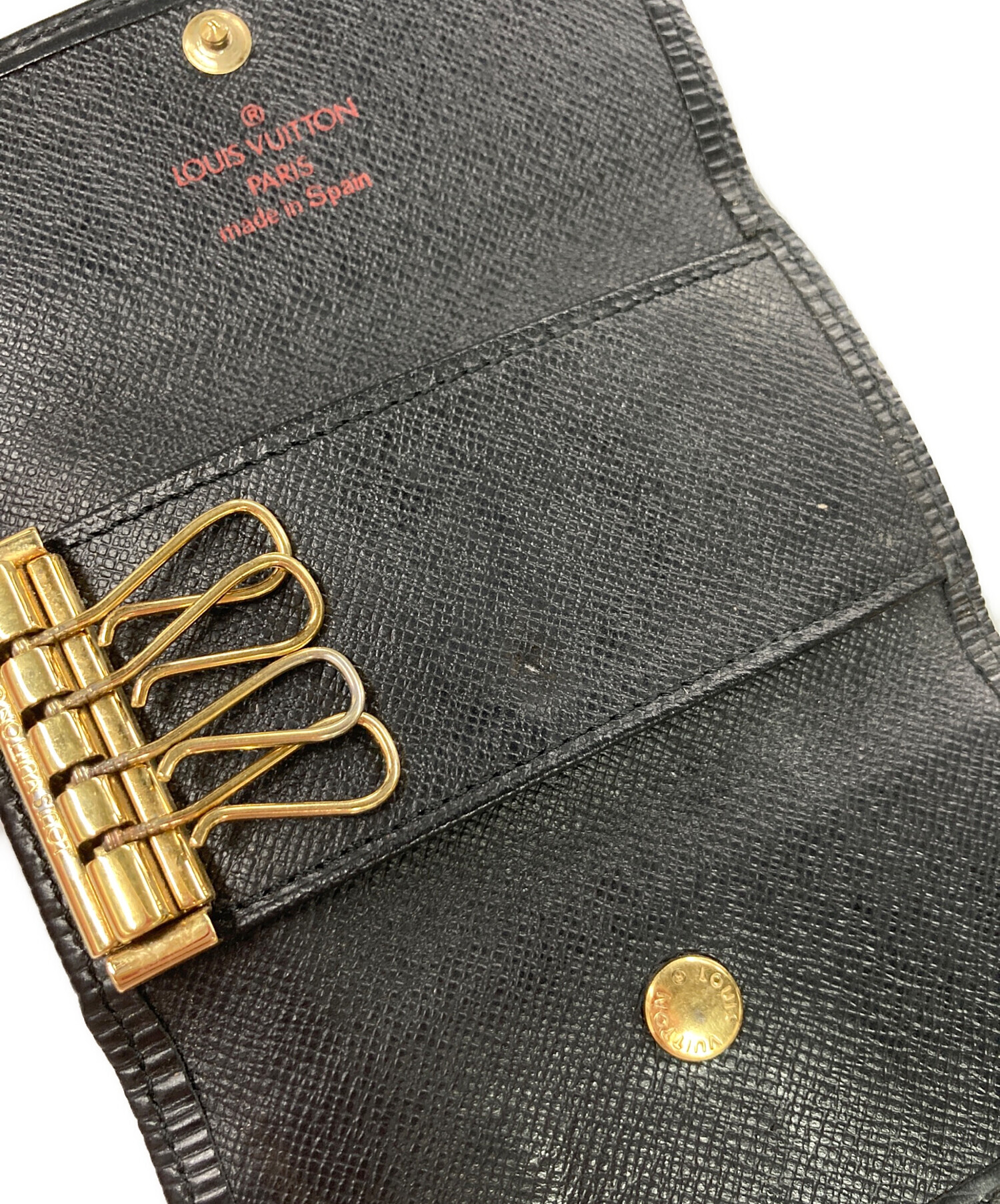 中古・古着通販】LOUIS VUITTON (ルイ ヴィトン) キーケース ブラック